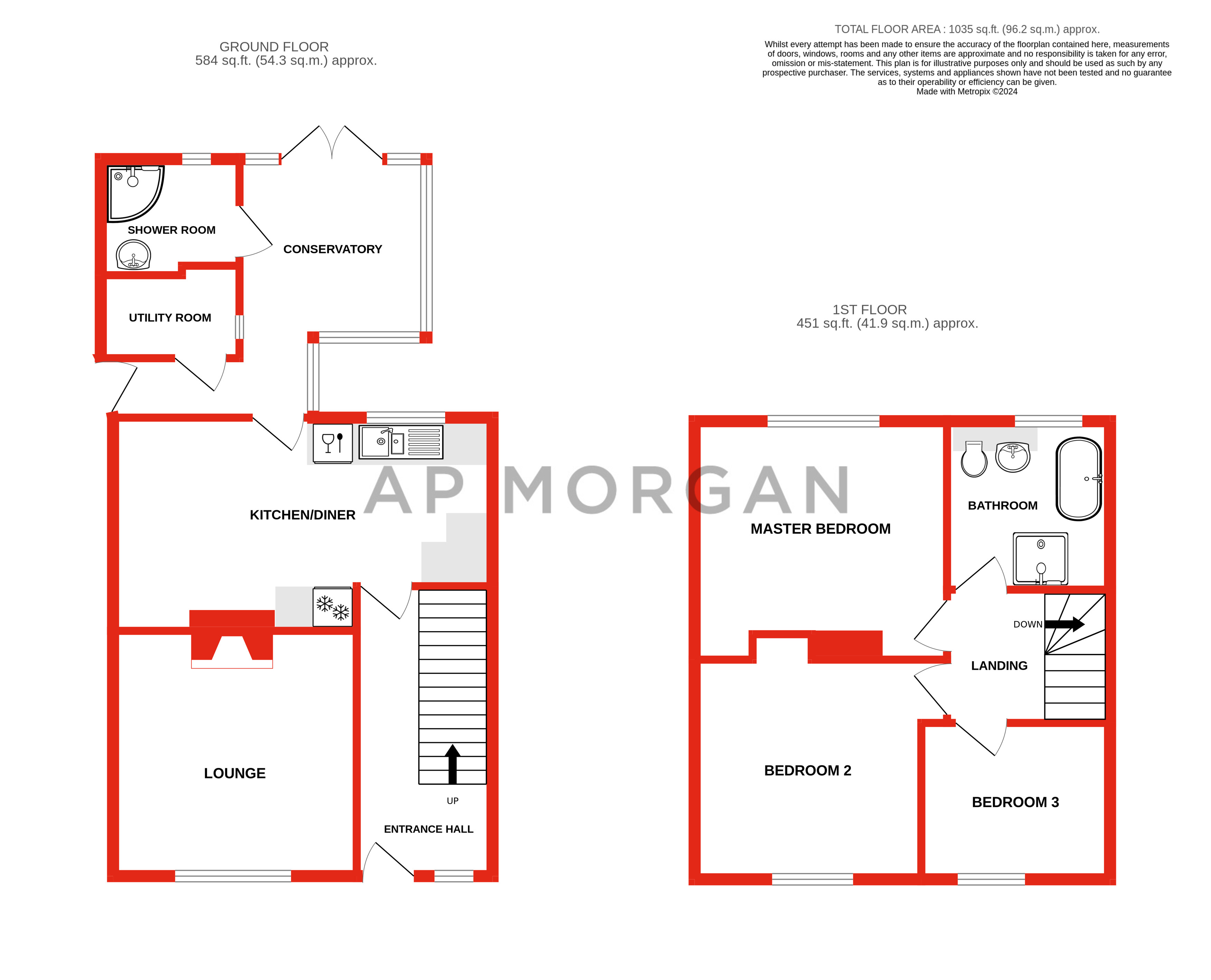 3 bed house for sale in Westwood Avenue, Stourbridge - Property floorplan