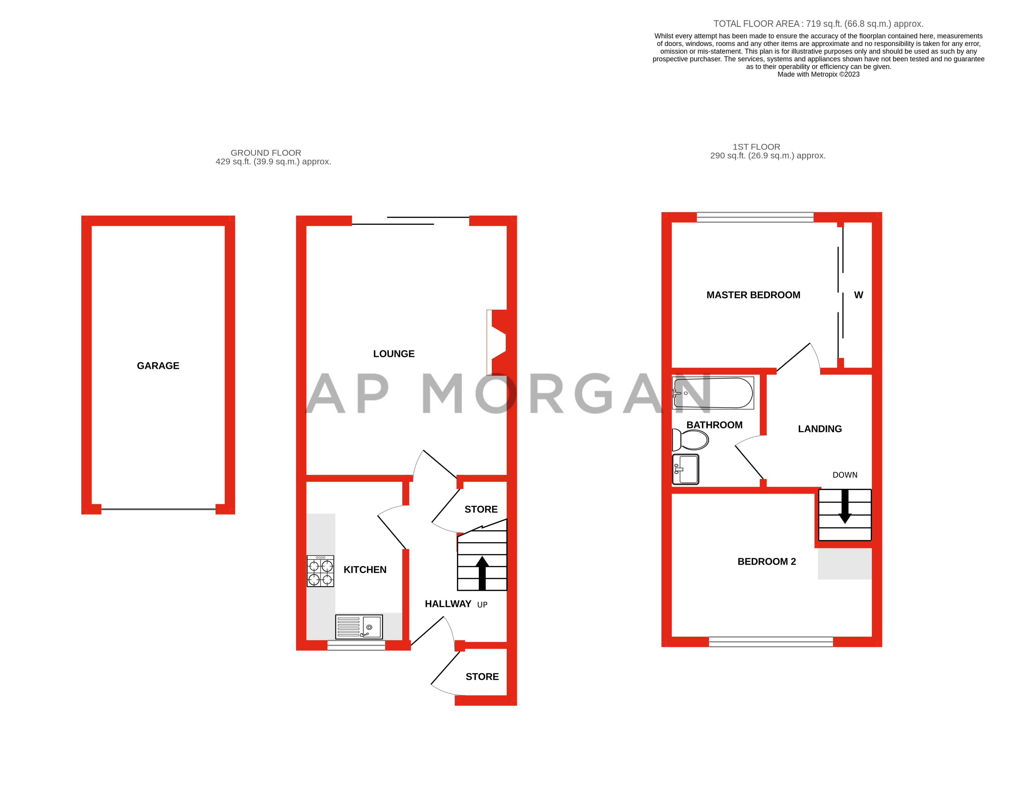 2 bed house for sale in Perrott Gardens, Brierley Hill - Property floorplan