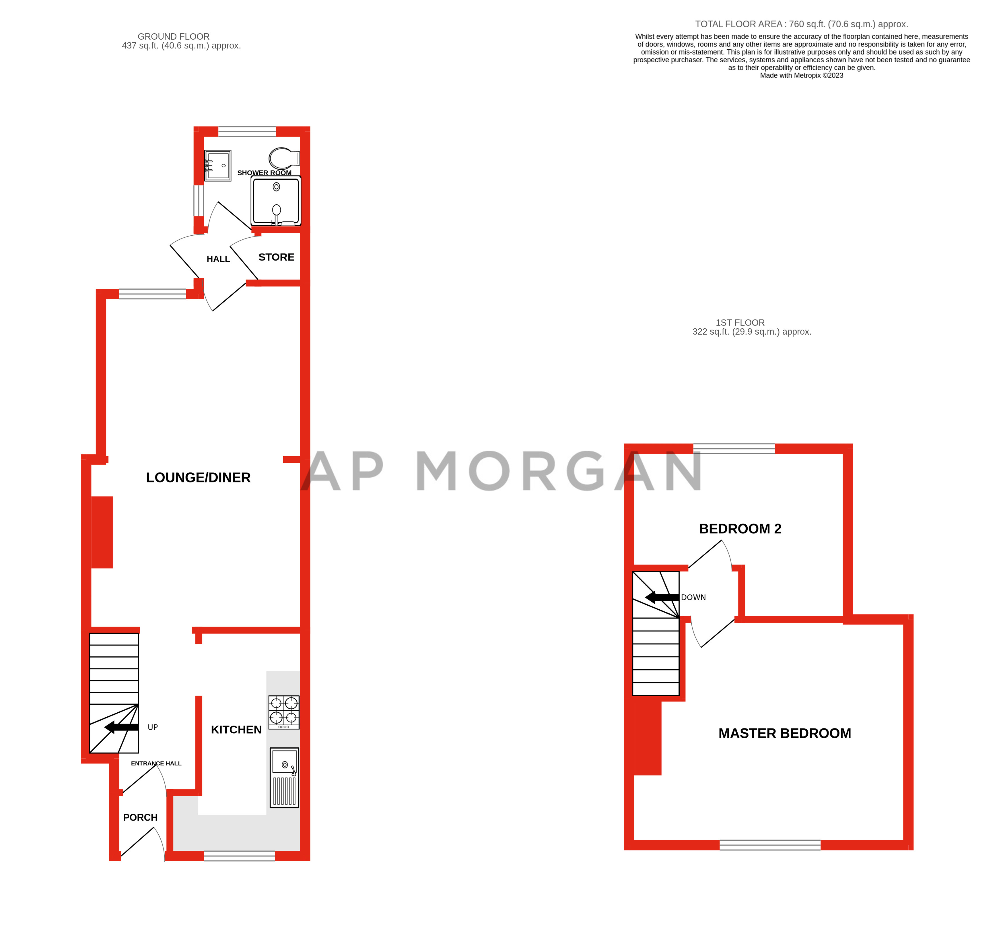 2 bed house for sale in Spring Street, Stourbridge - Property floorplan