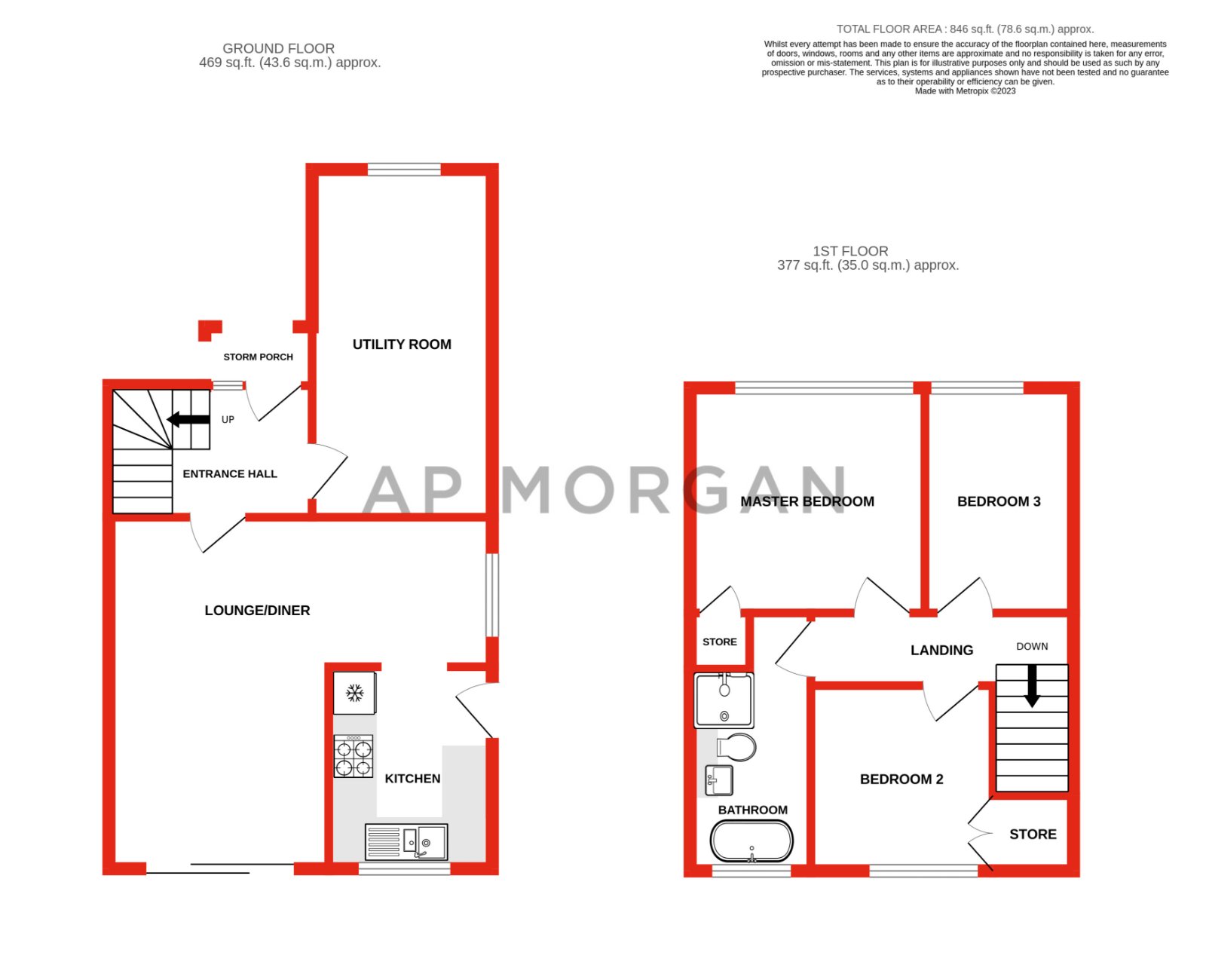 3 bed house for sale in Nursery Gardens, Stourbridge - Property floorplan