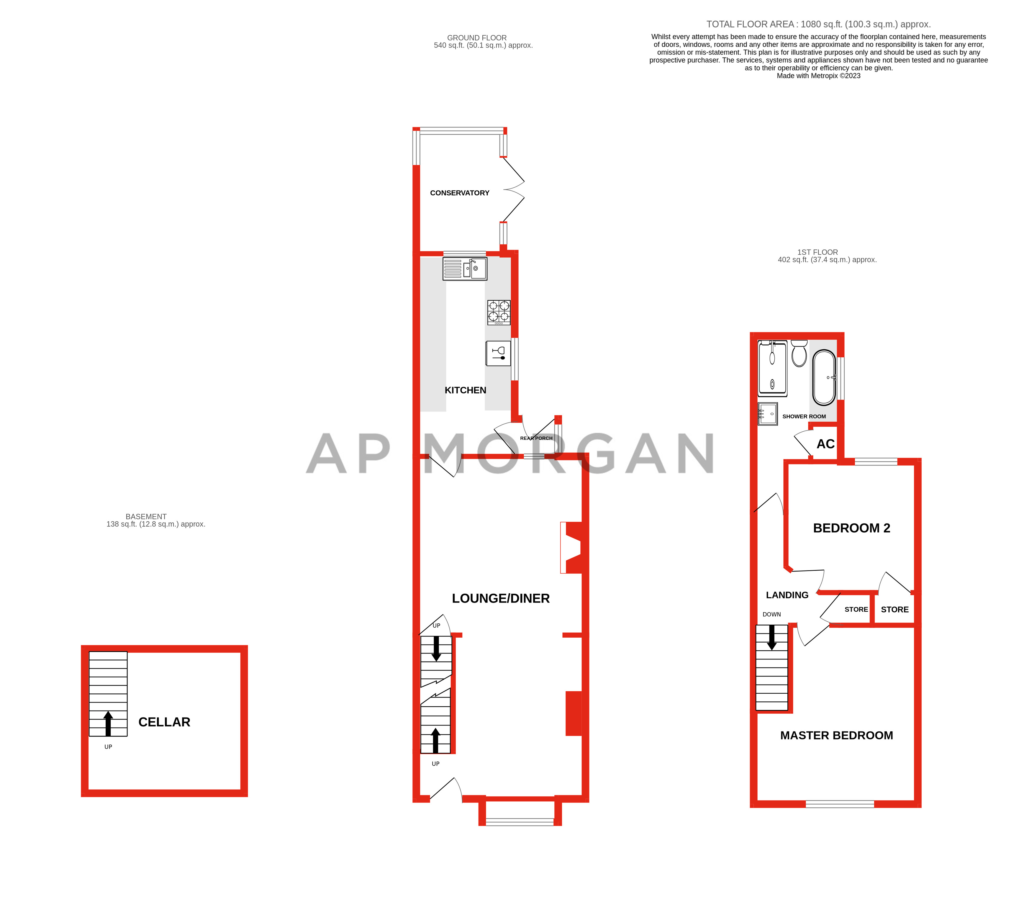 2 bed house for sale in John Street, Stourbridge - Property floorplan