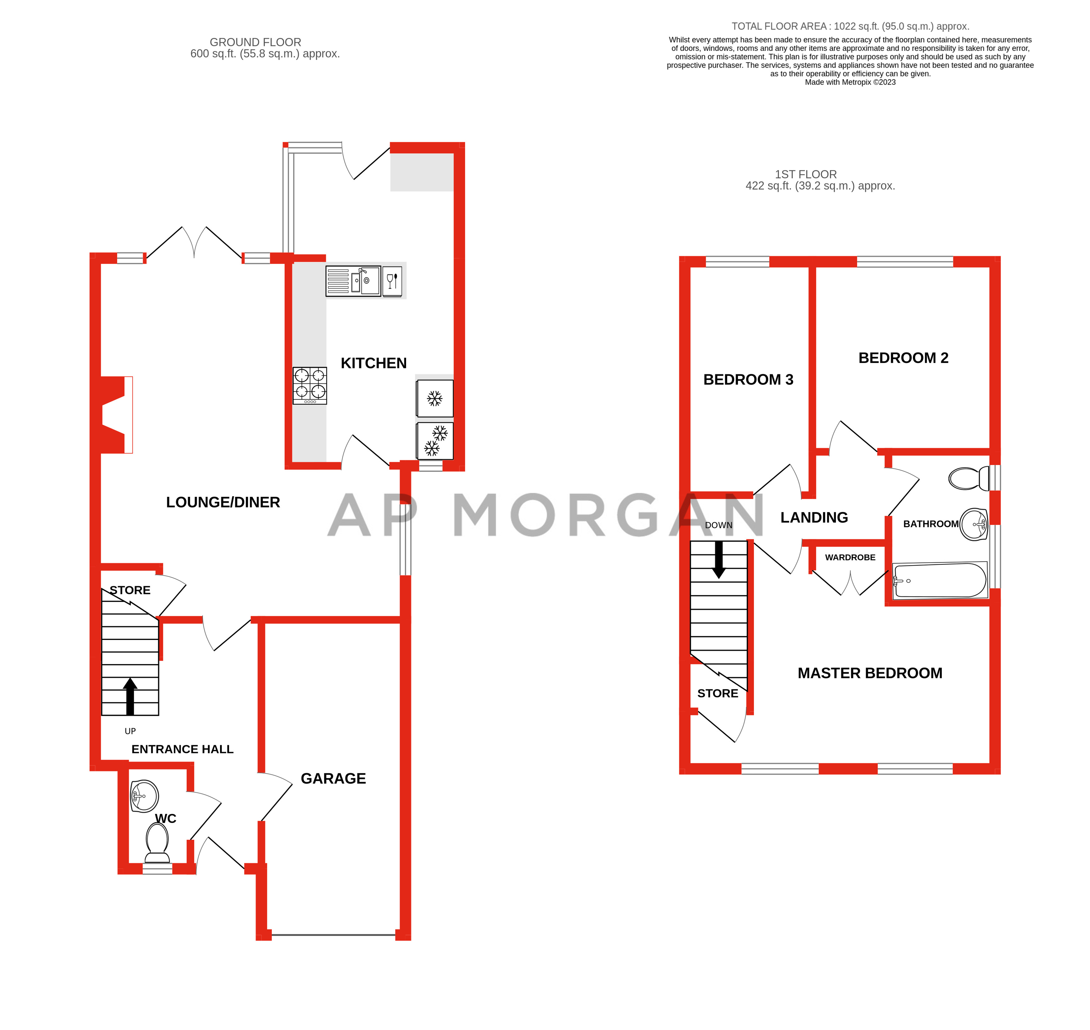 3 bed house for sale in Arlington Court, Stourbridge - Property floorplan