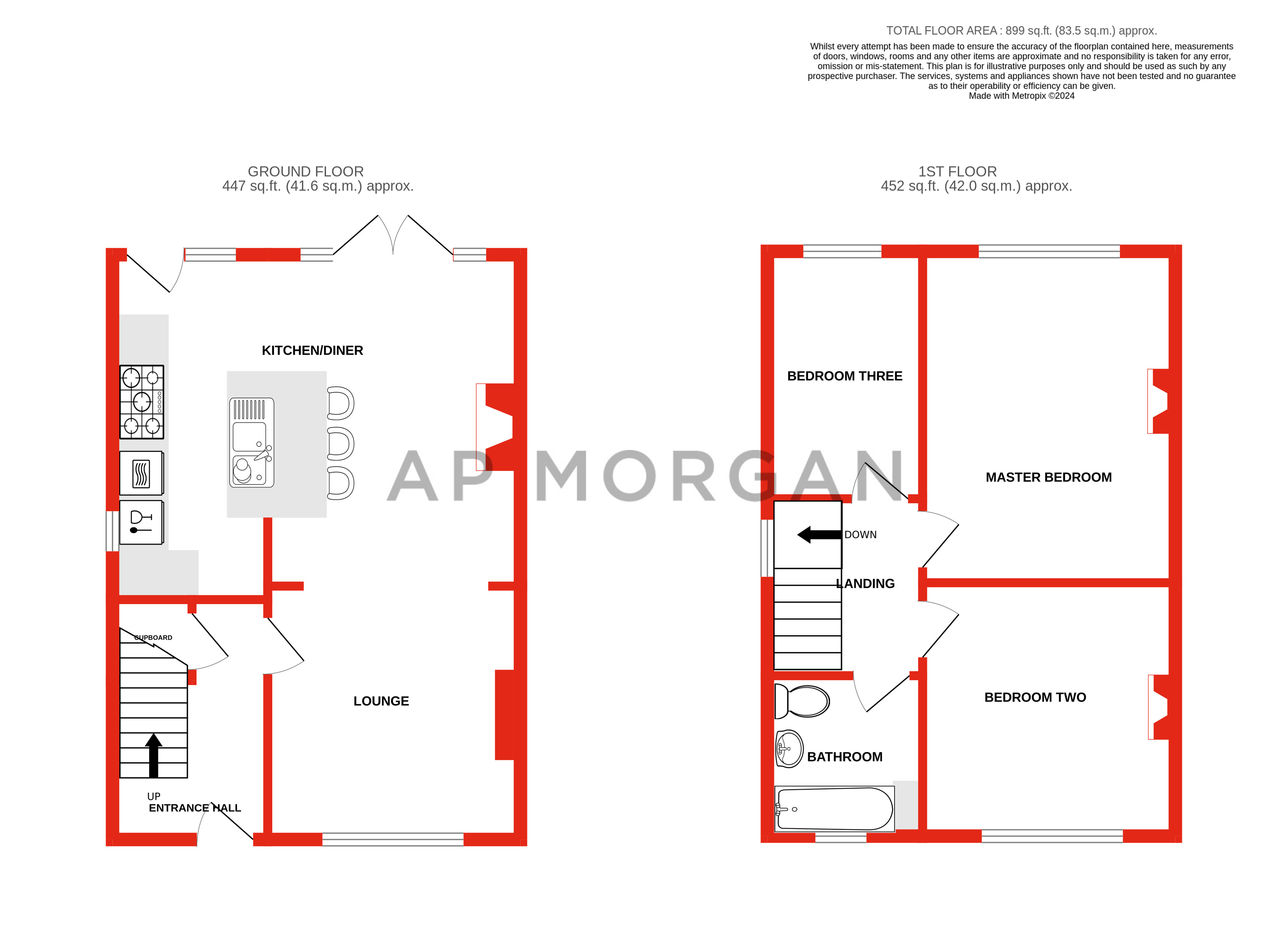 3 bed house for sale in Coney Green, Stourbridge - Property floorplan