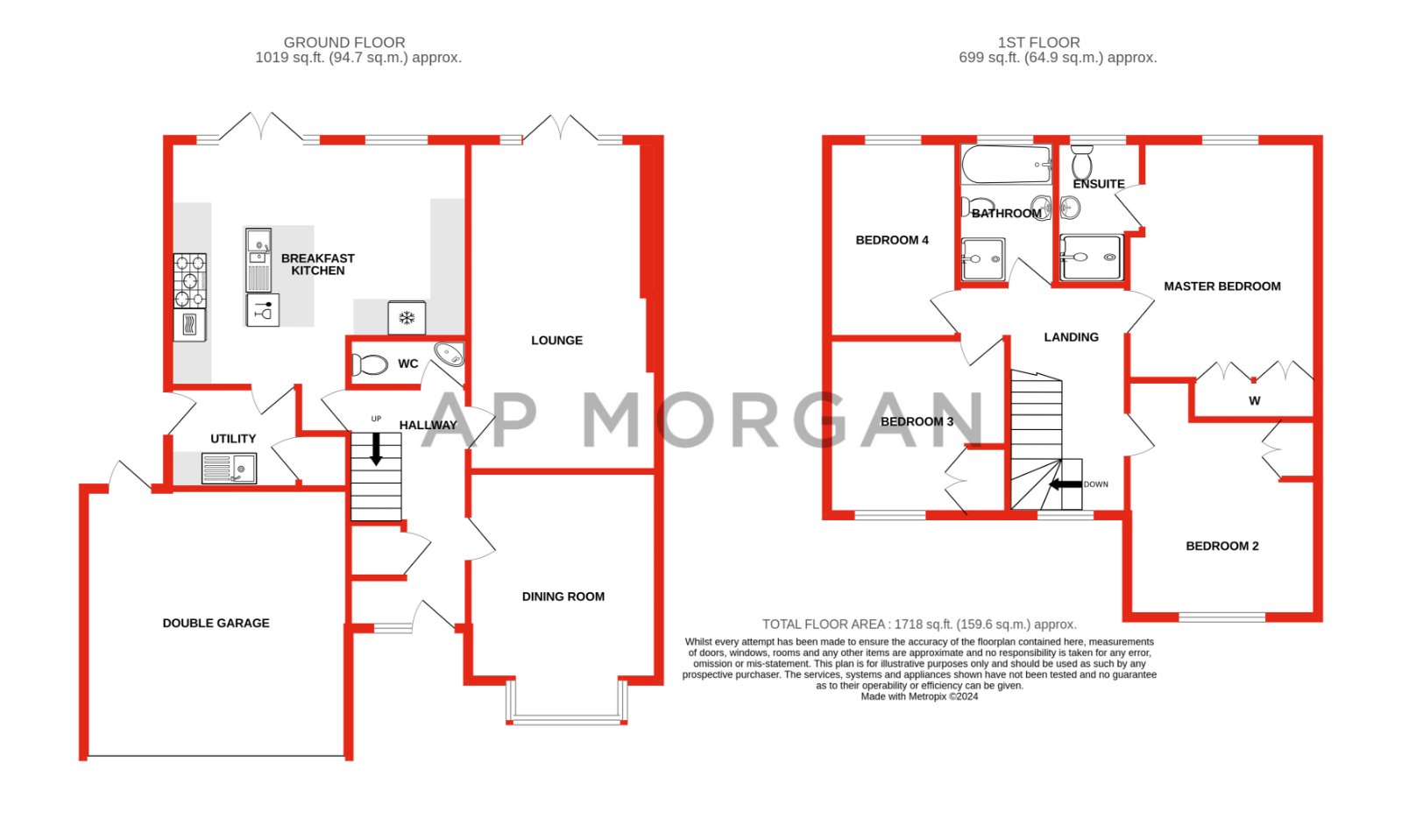 4 bed house for sale in Bridgnorth Road, Stourton - Property floorplan