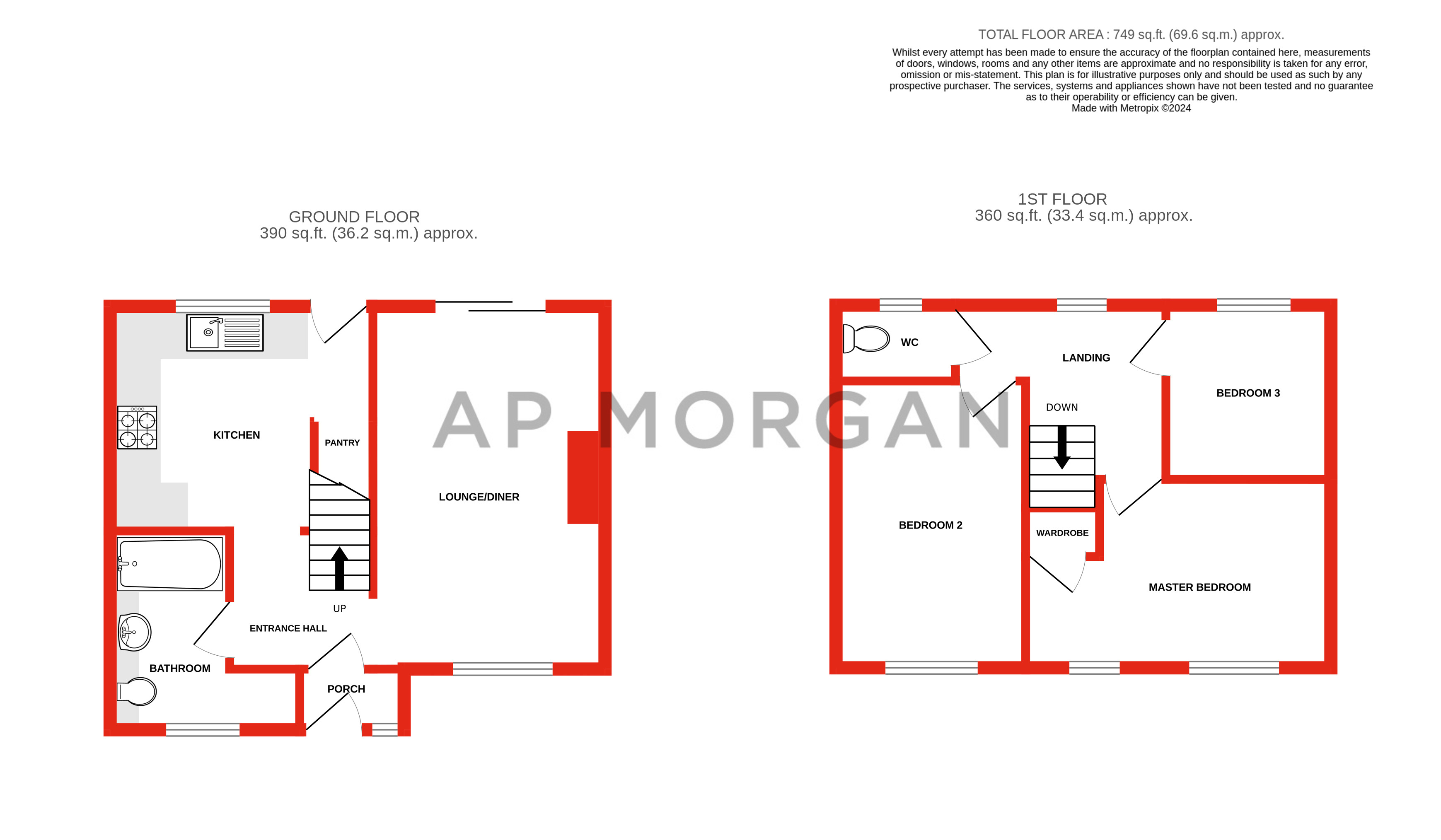 3 bed house for sale in Blewitt Street, Brierley Hill - Property floorplan