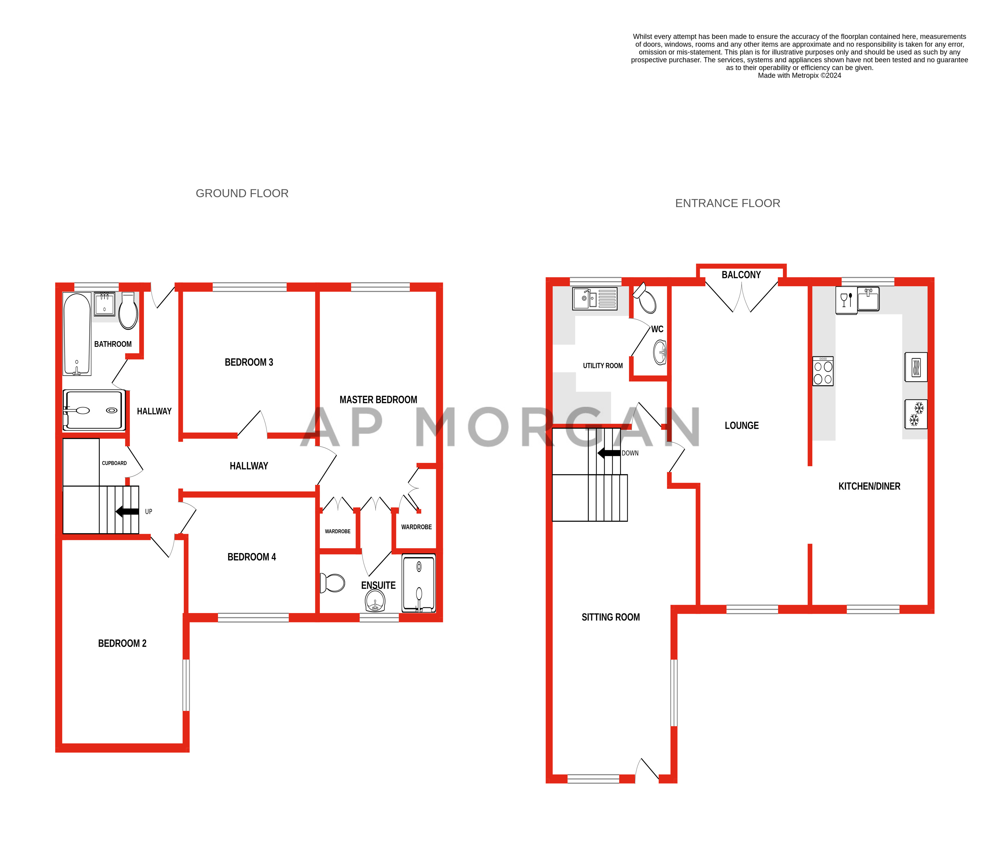 4 bed house for sale in Halfcot Avenue, Stourbridge - Property floorplan