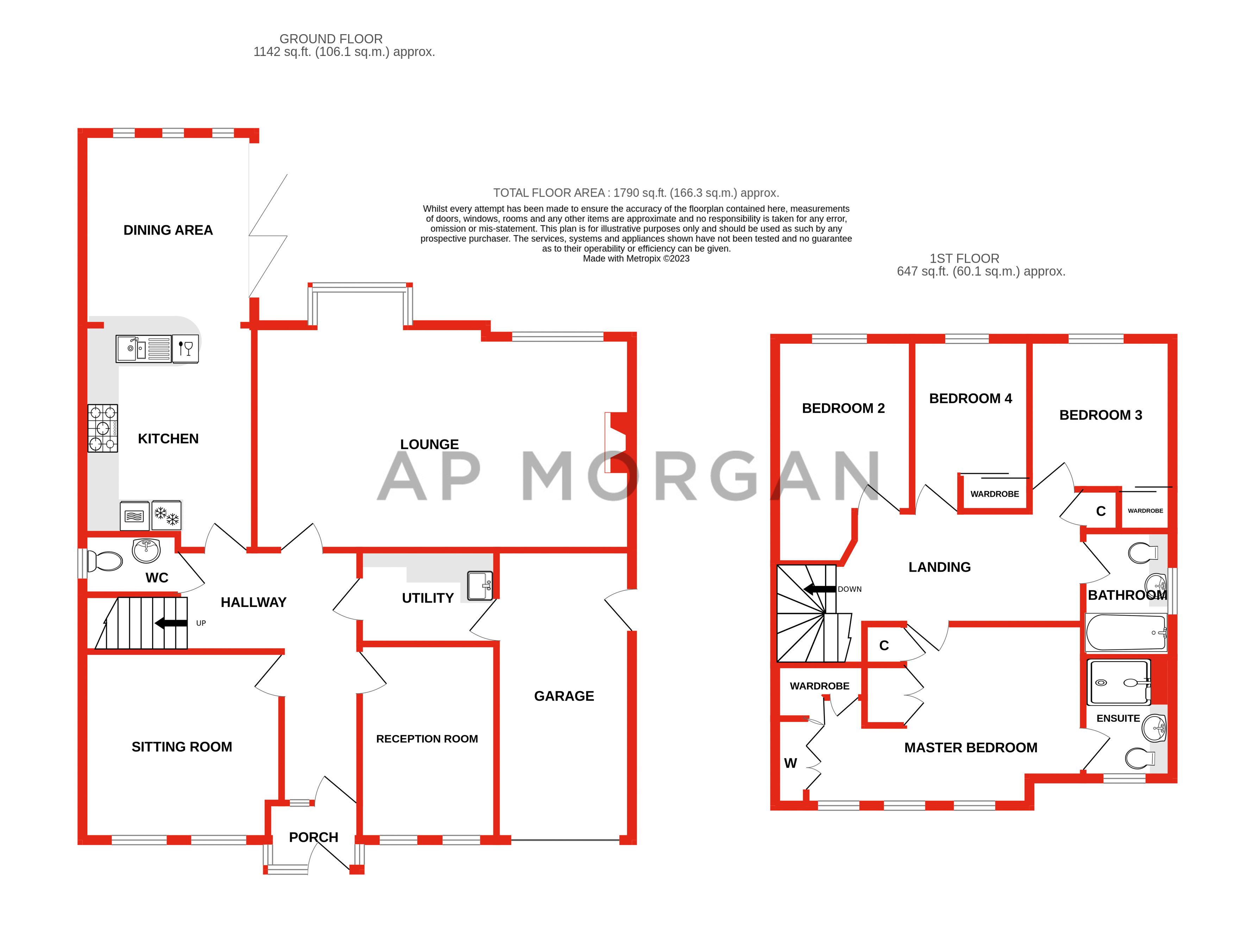 4 bed house for sale in Avoncroft Road, Stoke Heath - Property floorplan