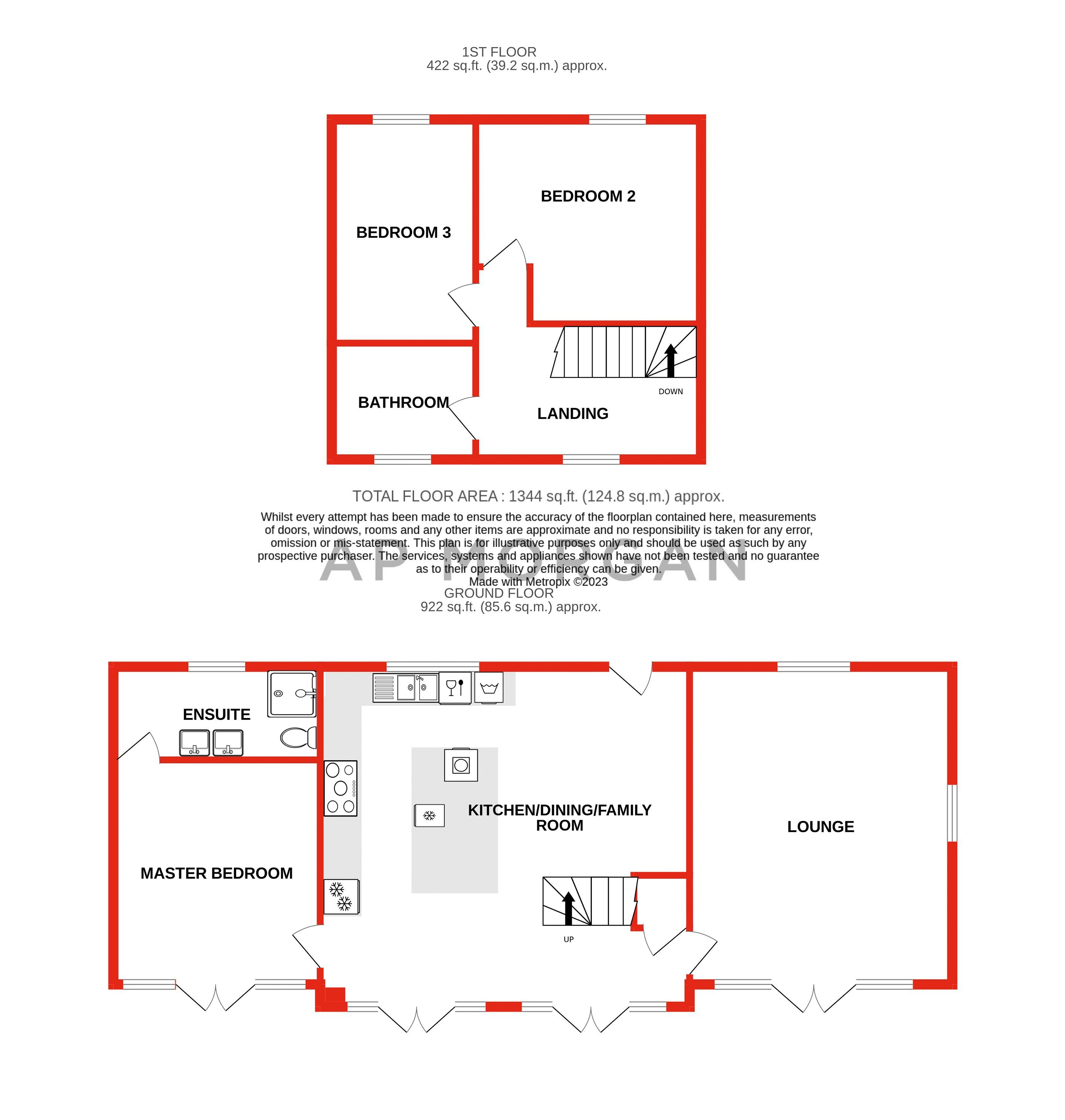 3 bed  for sale in Chadwich Grange, Bromsgrove - Property floorplan