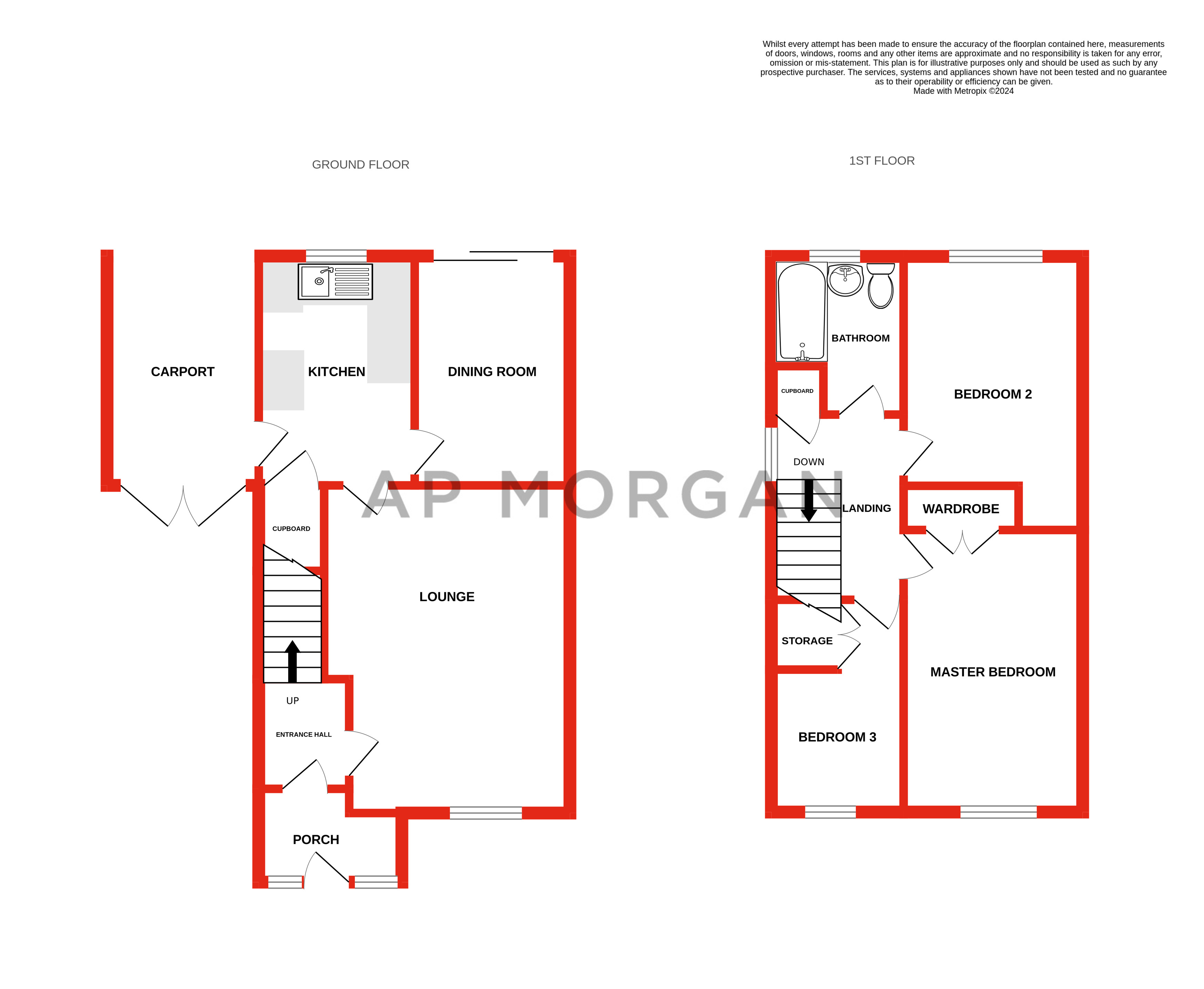 3 bed house for sale in Orwell Close, Stourbridge - Property floorplan