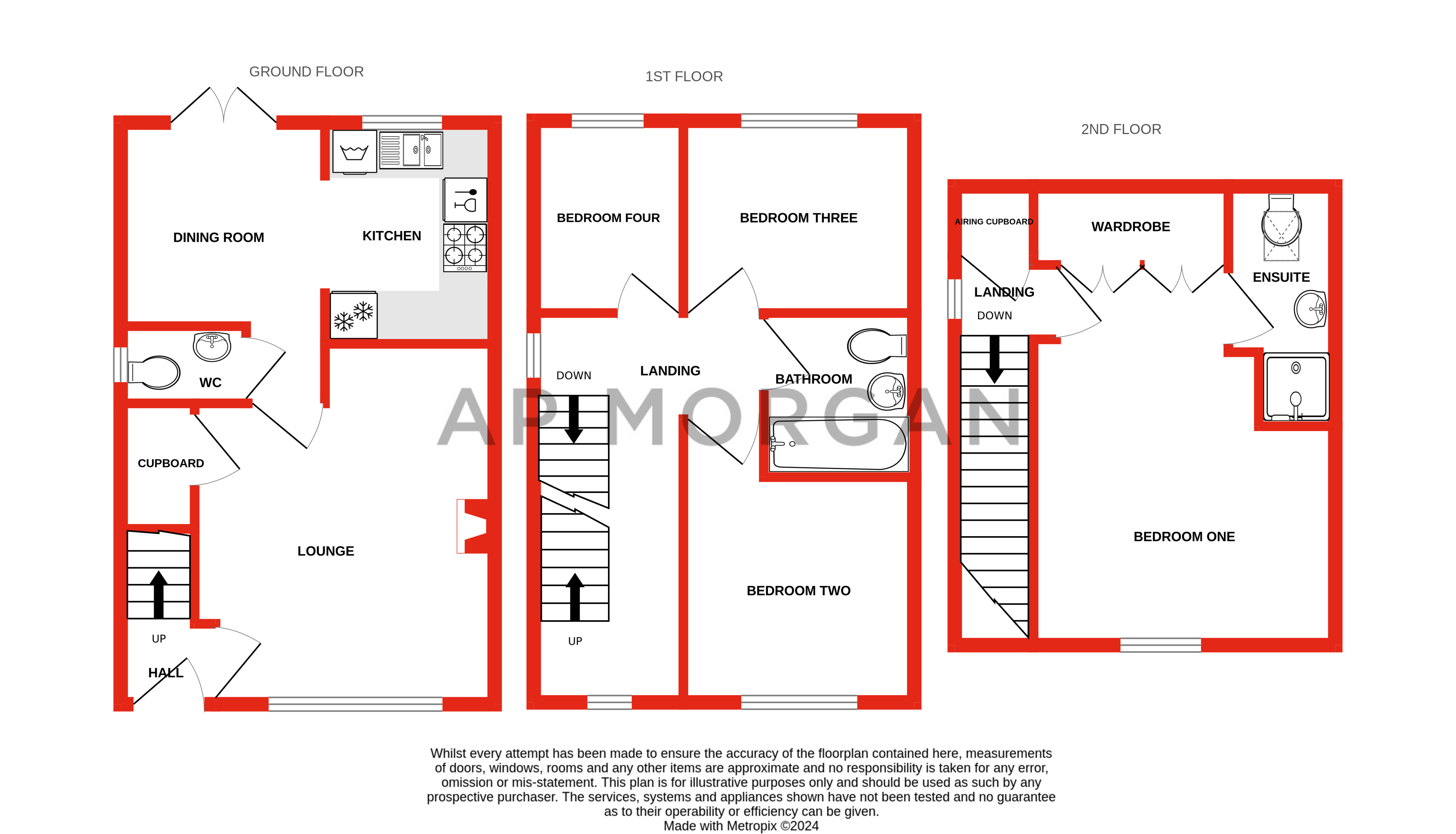 4 bed house for sale in Riverpark Way, Northfield - Property floorplan