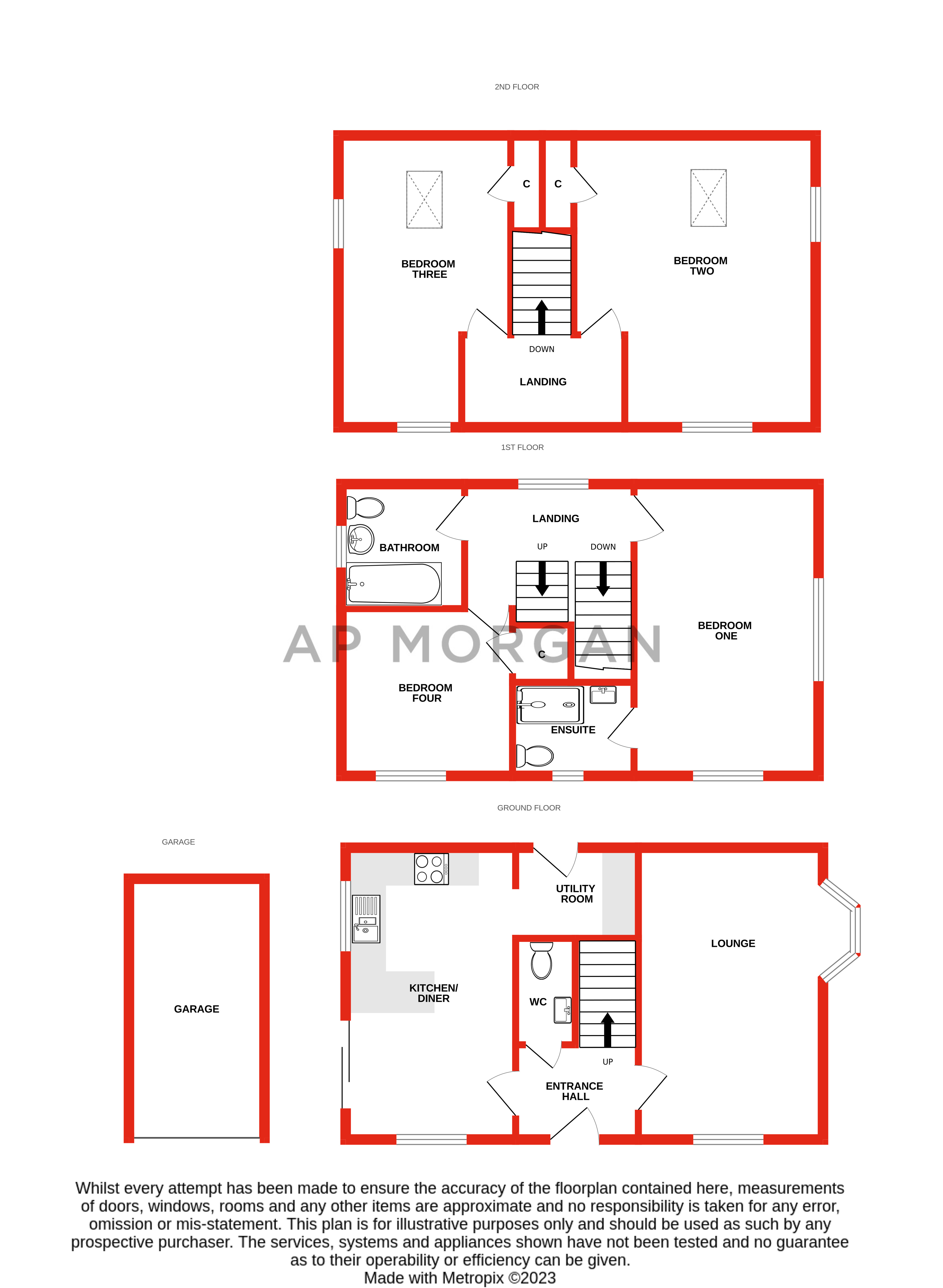 4 bed house for sale in Lily Green Lane, Brockhill - Property floorplan