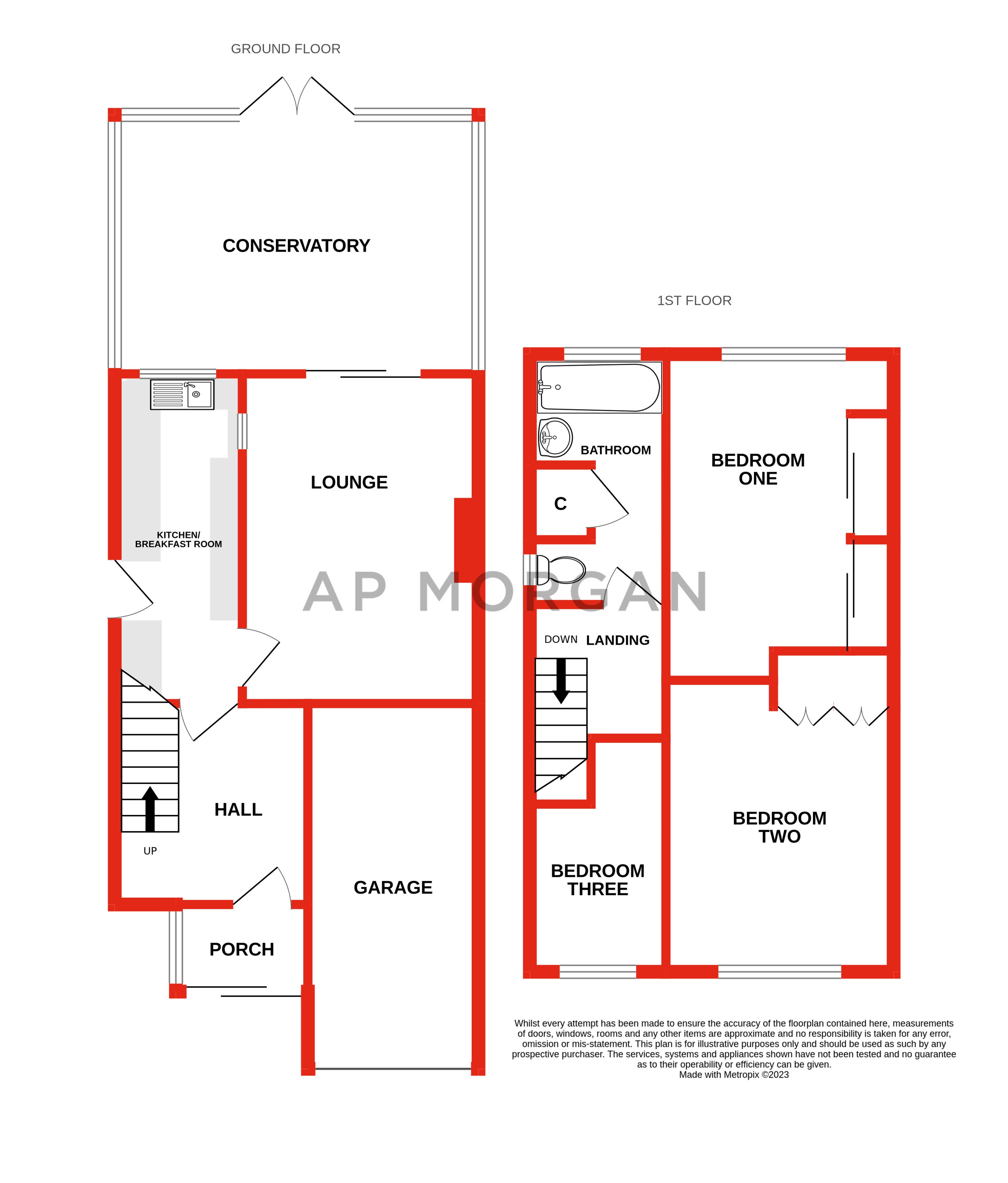 3 bed house for sale in Little Acre, Hunt End - Property floorplan