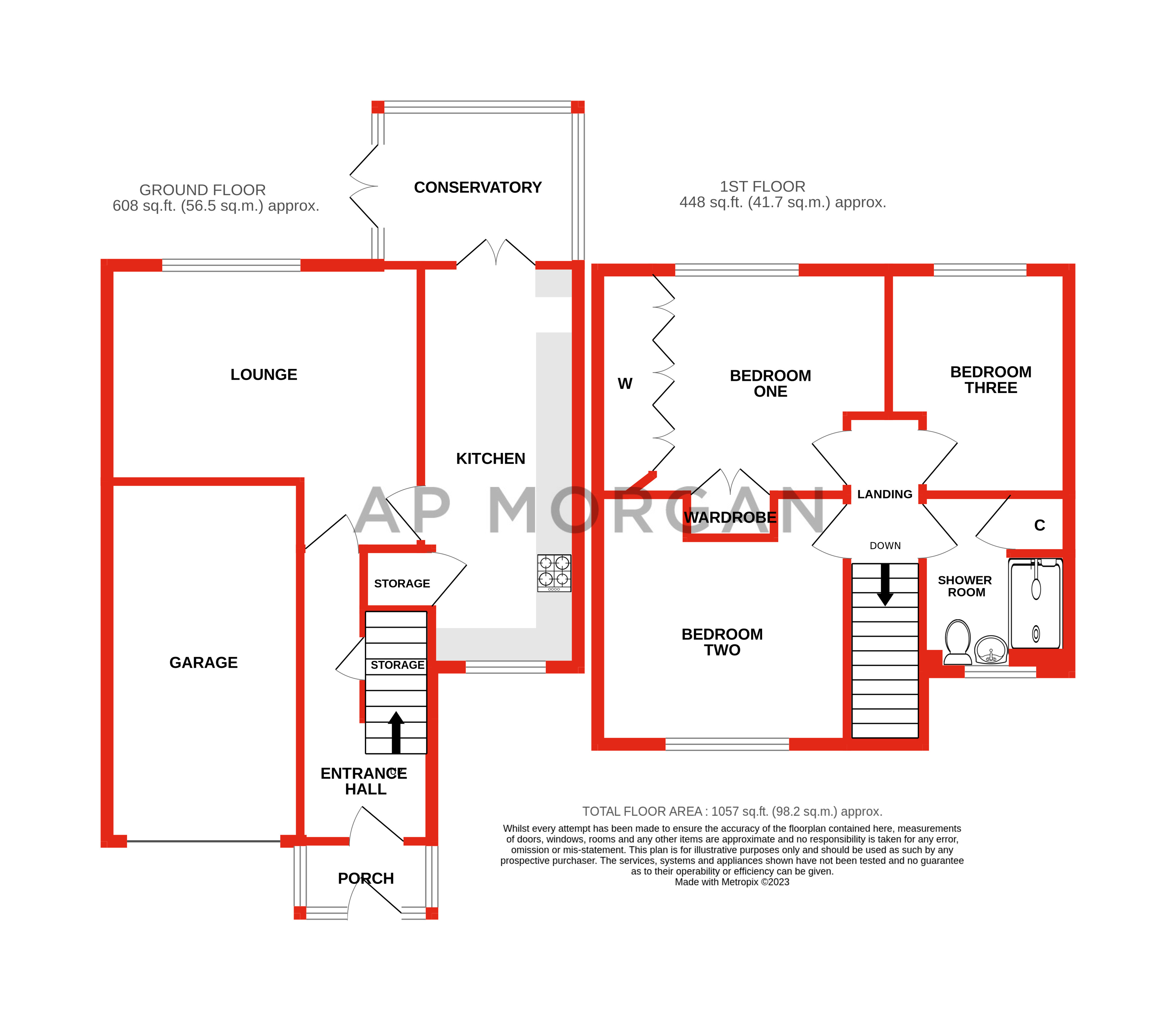 3 bed house for sale in Gaydon Close, Lodge Park - Property floorplan