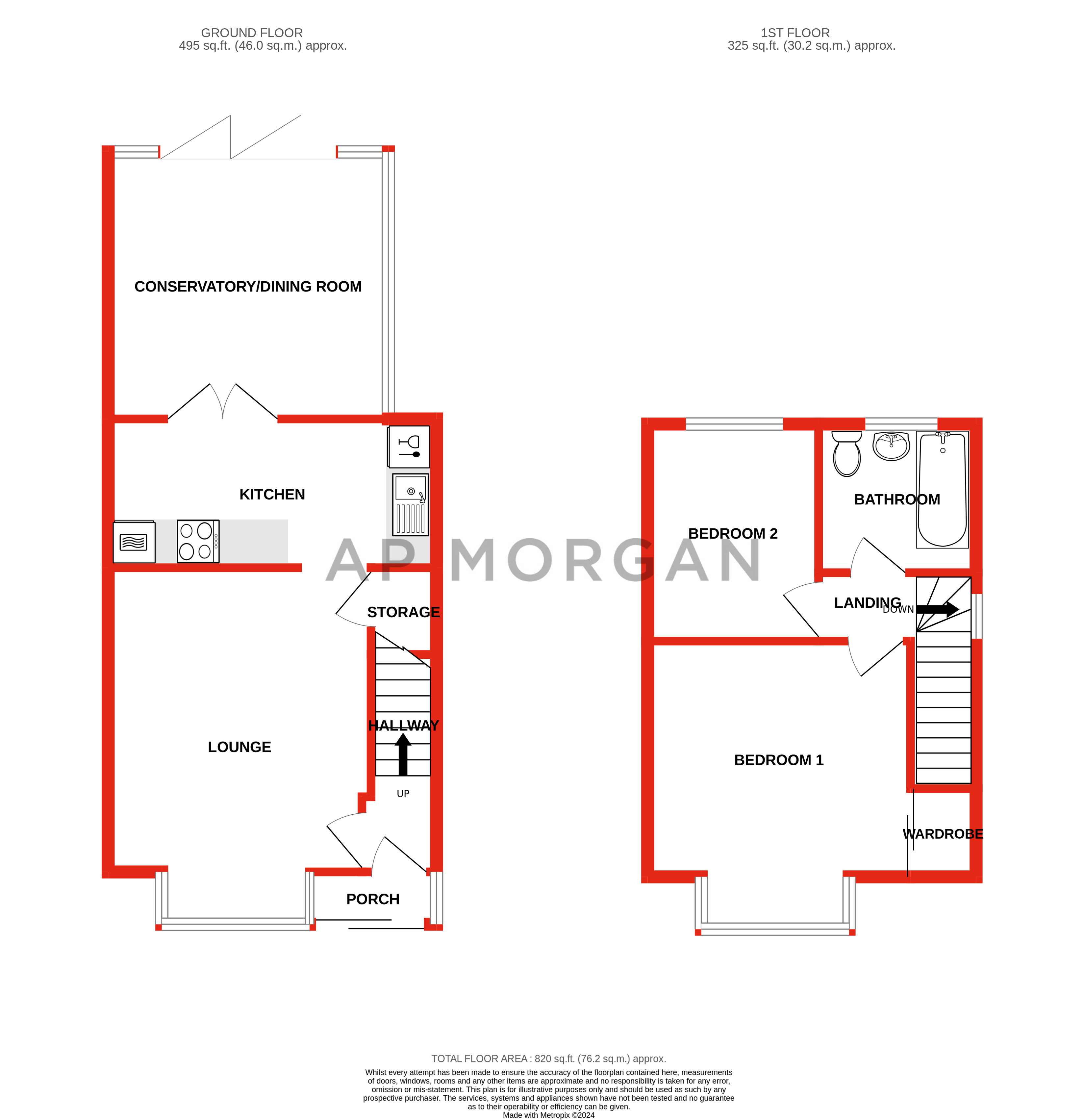 2 bed house for sale in Kingswood Road, Longbridge - Property floorplan