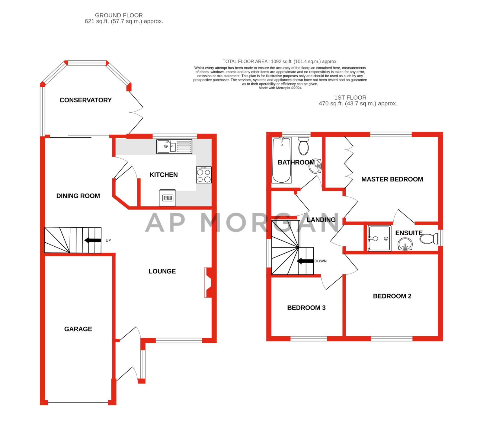 3 bed house for sale in Staple Lodge Road, Birmingham - Property floorplan