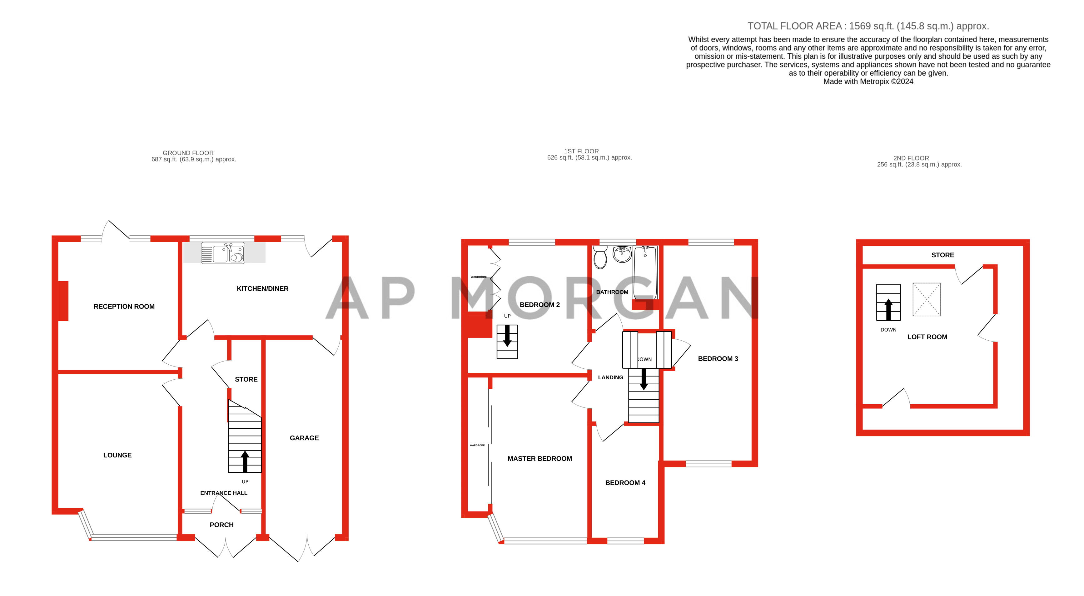 4 bed house for sale in Castle Grove, Stourbridge - Property floorplan