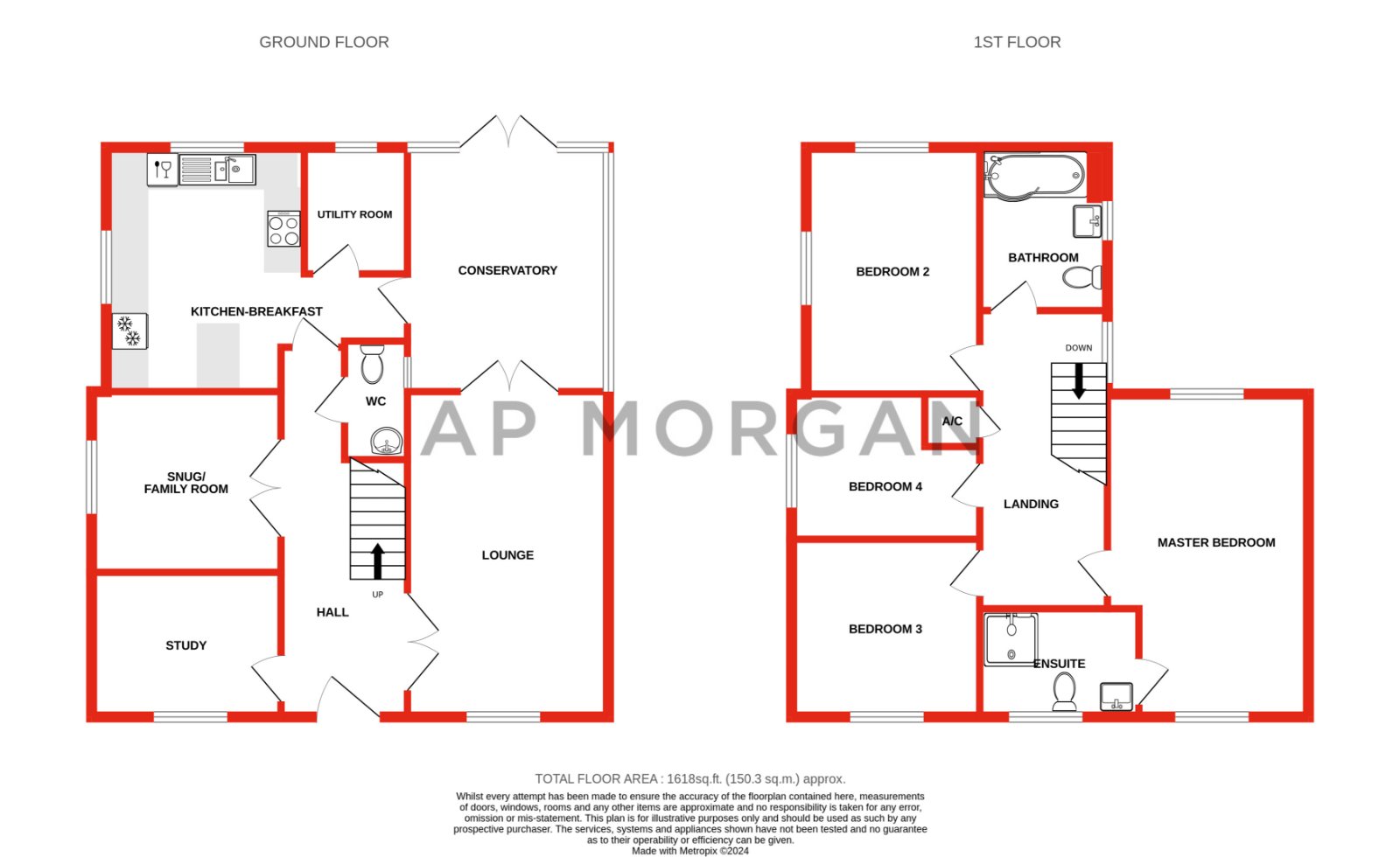 4 bed house for sale in Robins Lane, Redditch - Property floorplan