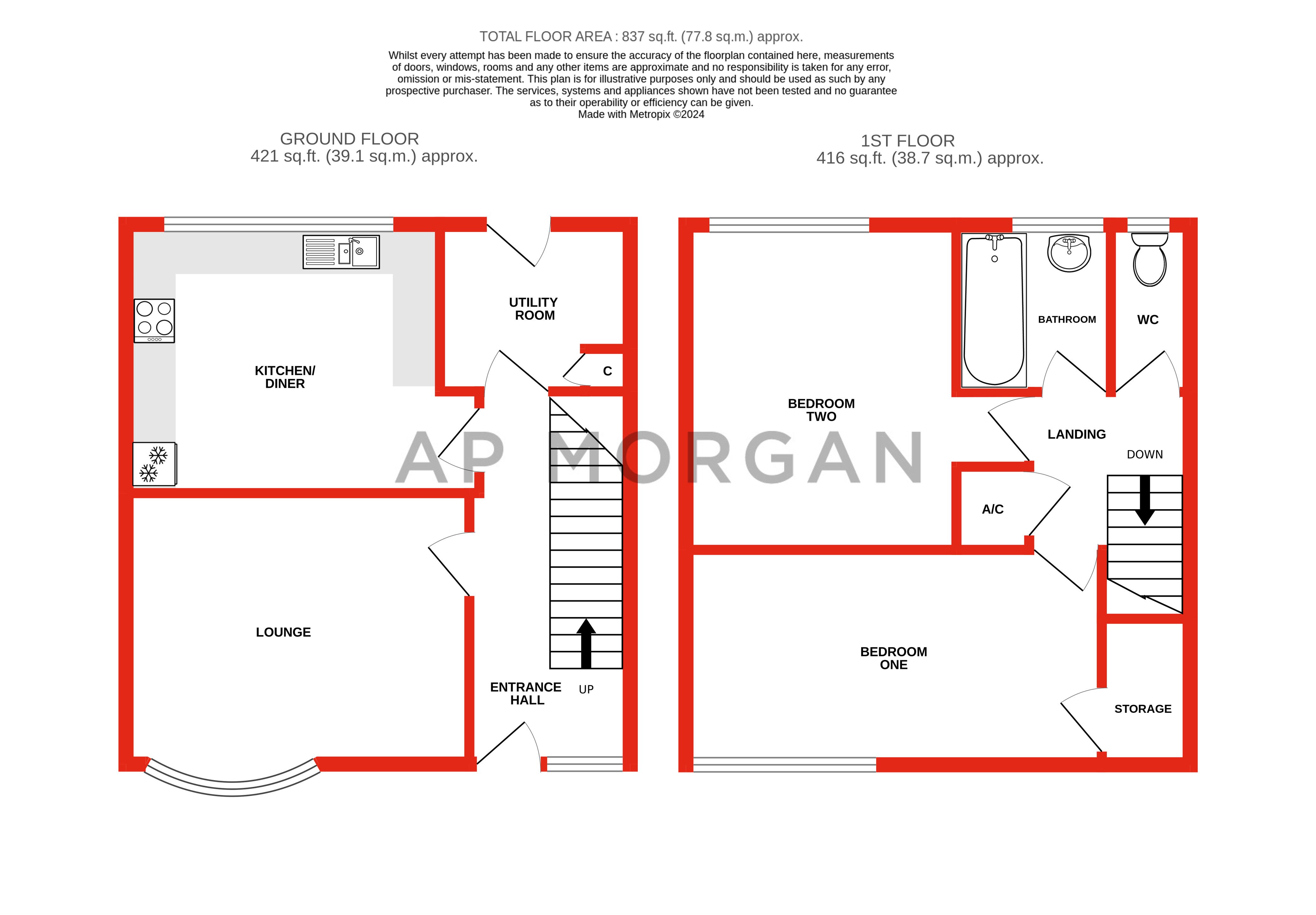 2 bed house for sale in Sedgley Close, Abbeydale - Property floorplan