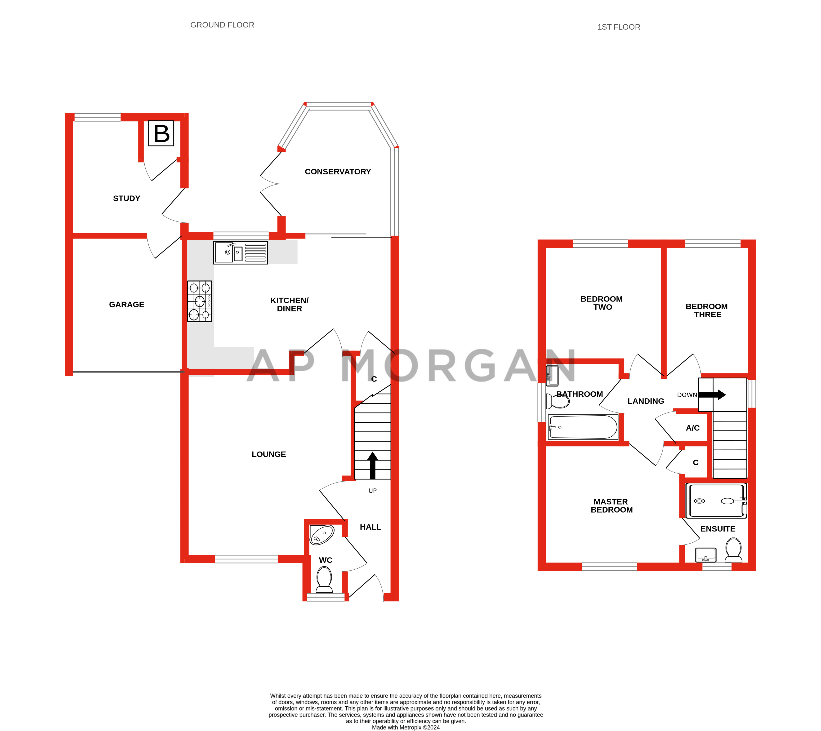 3 bed house for sale in Congleton Close, Brockhill - Property floorplan