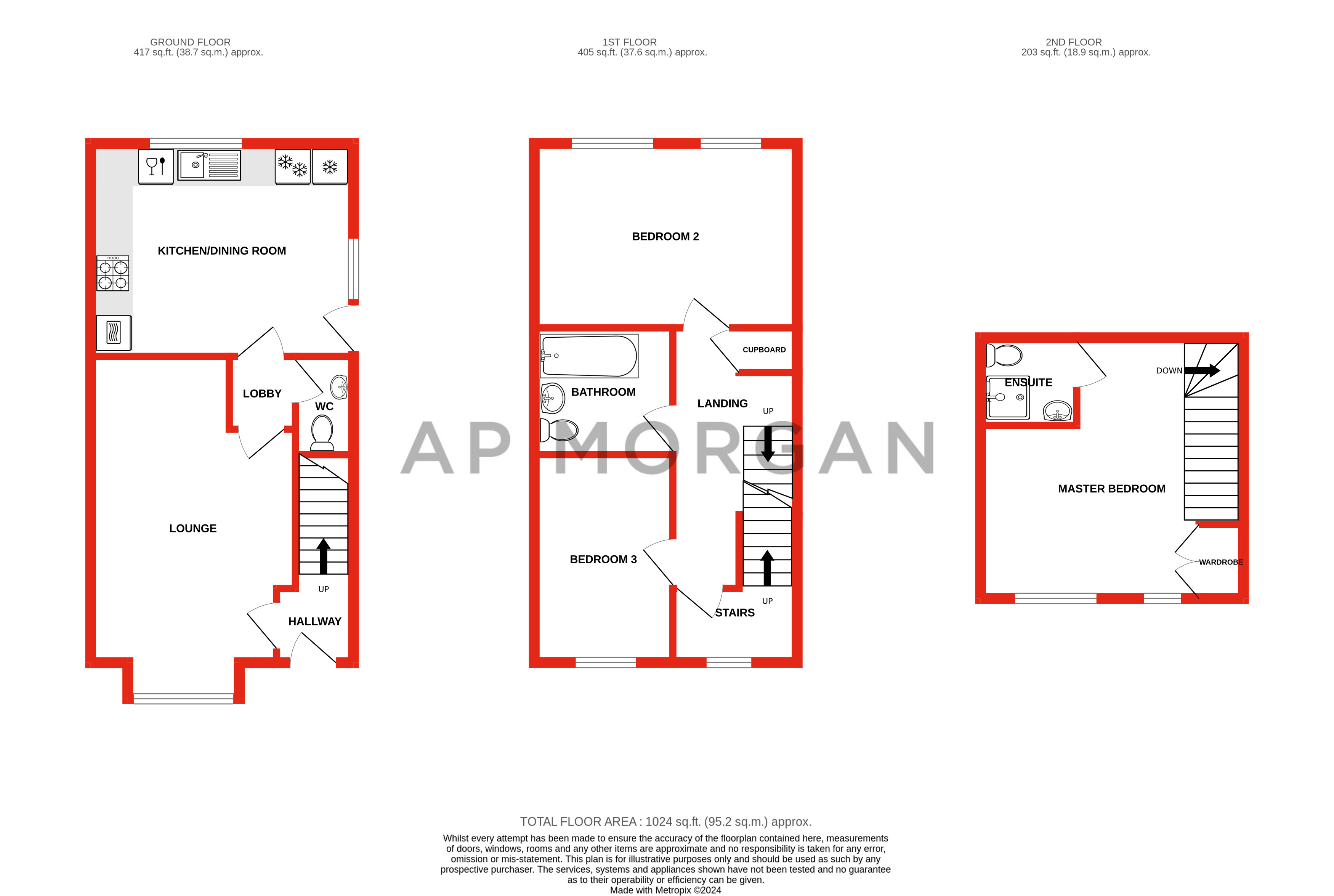 3 bed house for sale in Drumlin Walk, Birmingham - Property floorplan