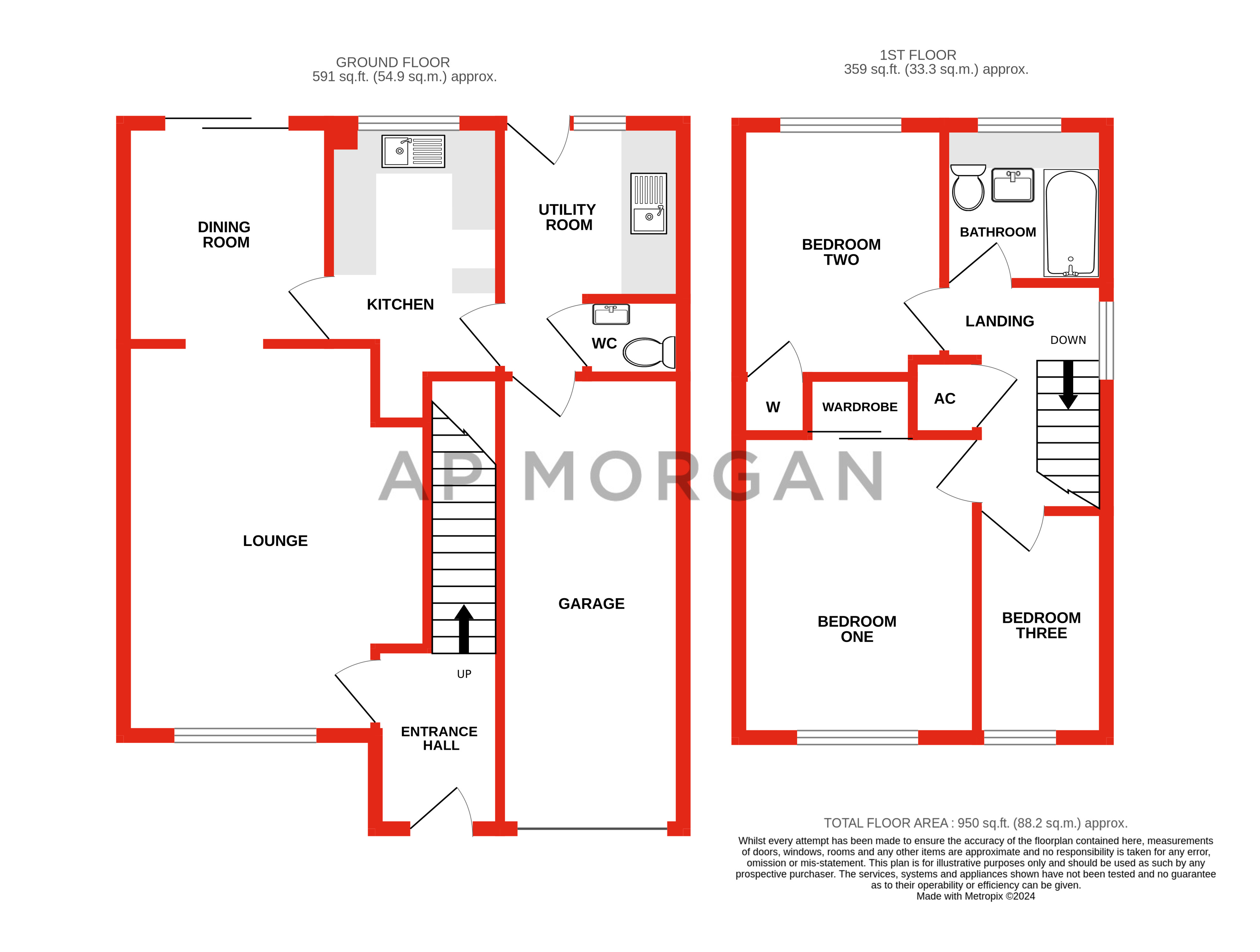 3 bed house for sale in Snowshill Close, Church Hill North - Property floorplan