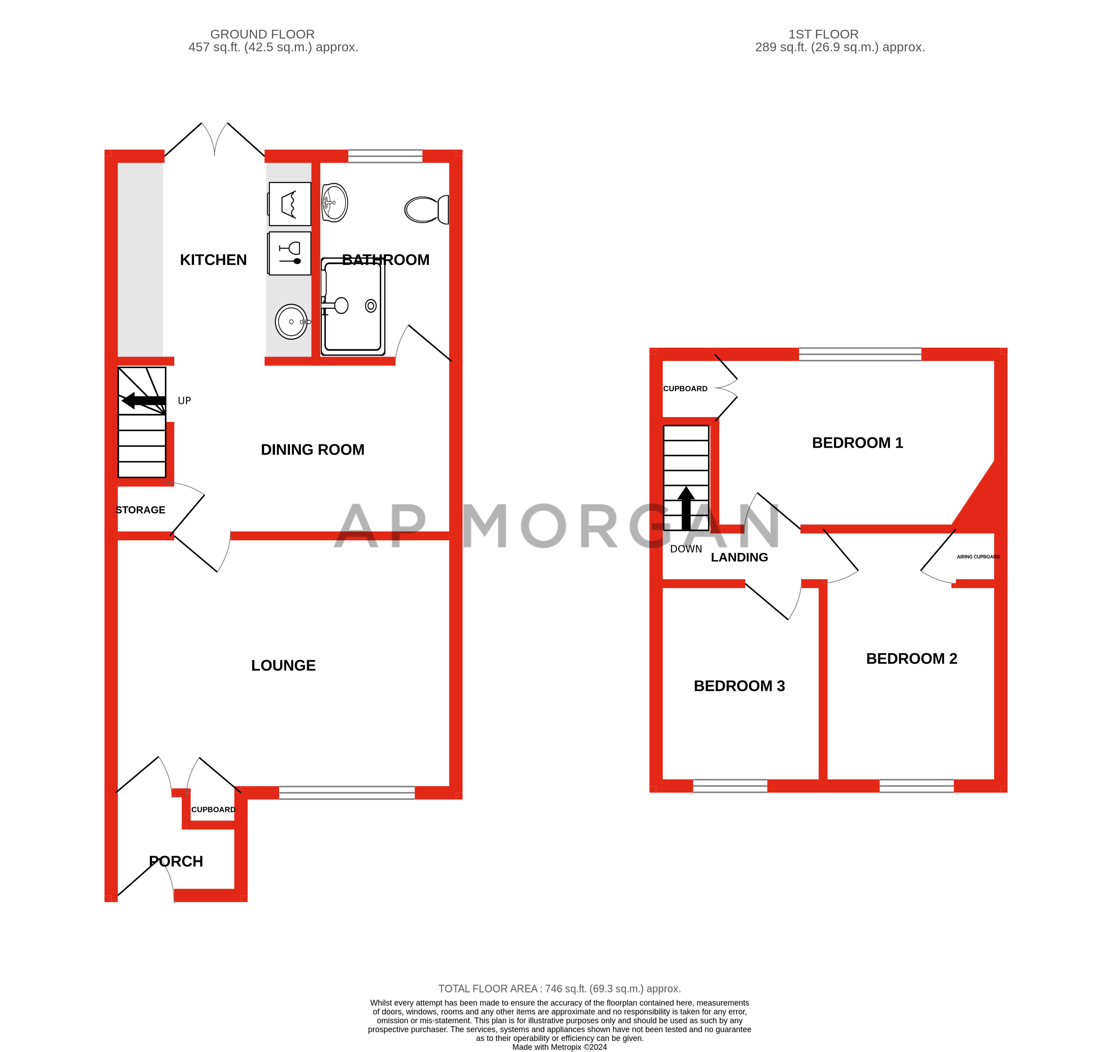 3 bed house for sale in Sunningdale Road, Birmingham - Property floorplan