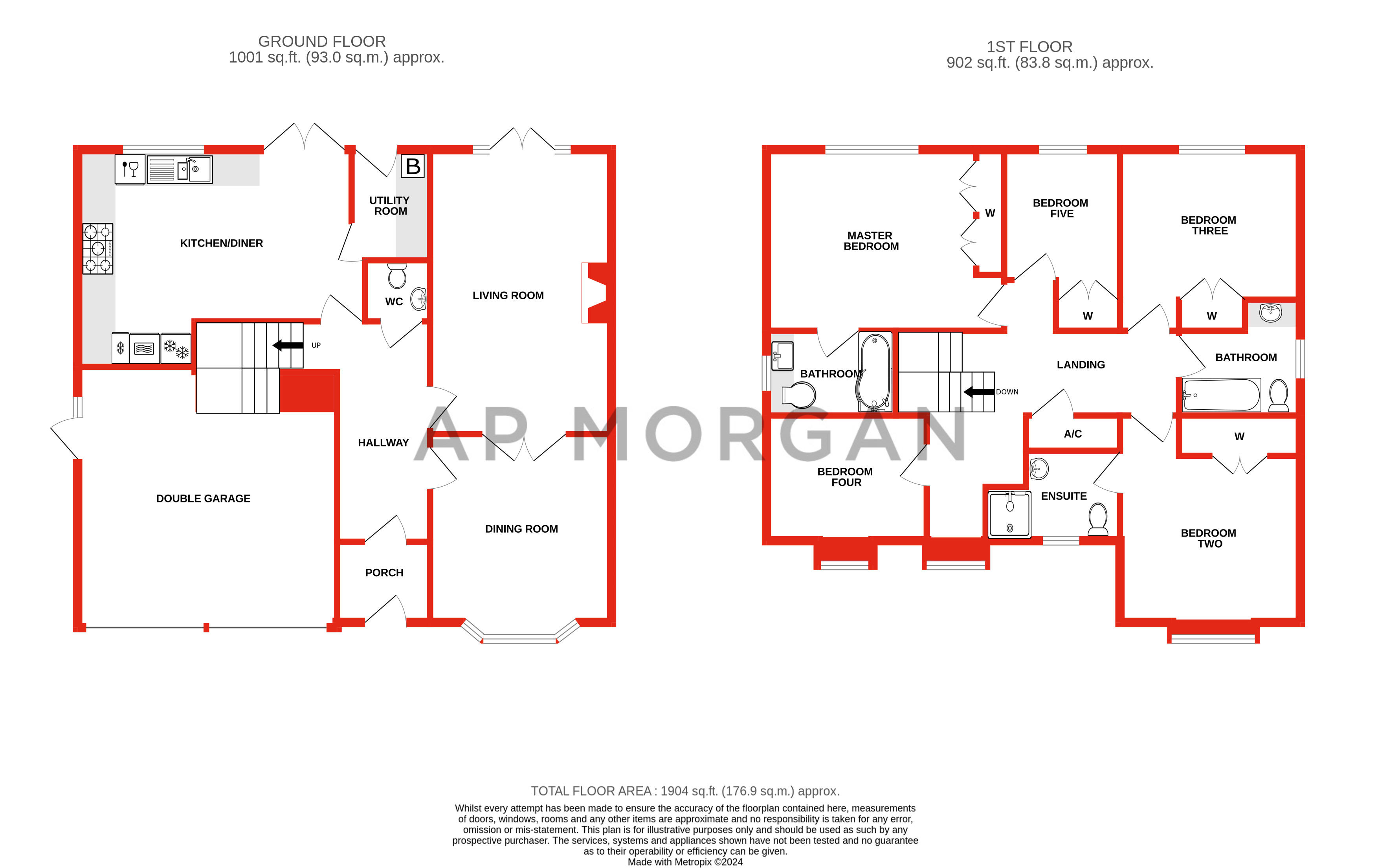 5 bed house for sale in Aldermans Lane, Redditch - Property floorplan