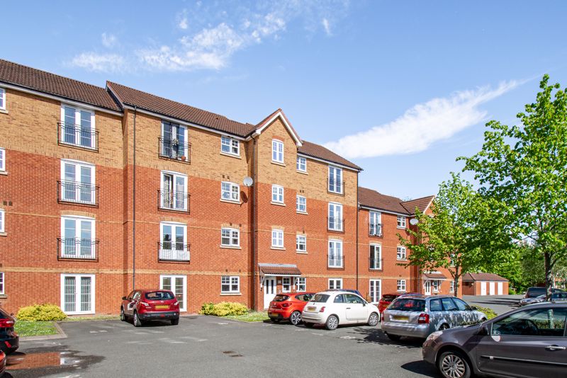 <br/><br/>Offered with no onward chain, this modern two bedroom upper floor apartment, is well appointed internally and conveniently placed for shops and rail links at Aston Fields, retail outlets and road networks via the A38.<br/><br/>The layout briefly comprises: Security entrance, entrance lobby, hallway, good sized living room with space for a dining table and Juliet style balcony with countryside views, modern well fitted kitchen, two well proportioned bedrooms and bathroom benefiting from shower over bath. Further benefits include: Allocated parking space and visitor parking available, electric heating, loft space and double glazing throughout.<br/><br/>Occupying a sought after residential location on Breme Park, popular for its close proximity for access to Bromsgrove’s railway station, for commuting to Birmingham/Worcester, nearby shops, bars and further amenities. Bromsgrove town center is within easy reach to provide further shopping, leisure facilities and amenities.