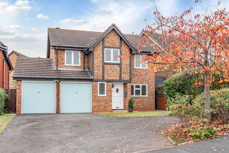 <br/><br/>A substantial, four bedroom, detached family home; once being the former show home for the  sought after residential development of Lea Park, Bromsgrove. The property provides excellent potential to extend the current living space subject to relevant permissions.<br/><br/>The imposing residence is approached via a large driveway, flanked by lawns and well established planted boarders. Once inside, the accommodation briefly comprises; Entrance hall having stairs rising to the first floor landing, and guest W/C; generous sized living room with focal fireplace and views to the rear aspect; separate dining room with double glazed patio doors out to the rear garden; fitted kitchen offering a range of wall and base units, space for a small dining table, and integrated oven and gas hob. <br/><br/>Rising upstairs, doors radiate off from the central landing that give off to; a stylish master bedroom with fitted with wardrobe units, and access to a en-suite shower room; double bedrooms two and three; single bedroom four/study; and a three piece family bathroom suite.<br/><br/>Outside the property enjoys a sunny aspect rear garden, mostly laid to lawns, mature shrubbery, paved patio seating area, rear access to the garage and side access gate to the front.<br/><br/>The house is set in a quiet cul-de-sac, situated 1 mile North of Bromsgrove town centre, within walking distance of a convenience store, butchers, bus stops and public foot paths into open fields. There is a range of both private and state schooling near by, and commuting to Birmingham is reachable at junction 4 of the M5 motorway.