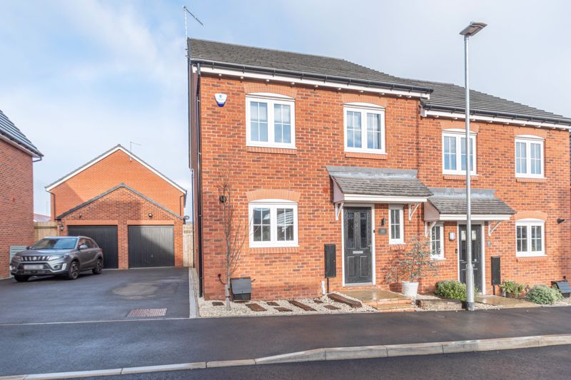 <br/><br/><p ><span >An immaculately presented semi-detached home, boasting three bedrooms, a fitted kitchen with appliances, along with an impressive living space, well placed on the modern and sought-after development Abbey Meadows, Redditch.</span></p><p ><span >The ground floor accommodation comprises: Entrance hallway with stairs rising to the first-floor landing, a handy guest WC and a storage cloakroom, fitted kitchen/breakfast room with an integrated gas hob, oven, dishwasher, washing machine, fridge, freezer and sink, and an impressive lounge/dining room with dual aspect windows, a further storage cupboard and French Doors leading to the rear patio.</span></p><p ><span >The first-floor landing establishes: Master bedroom with two fitted wardrobes and an en-suite shower room, double bedroom two with space for wardrobes, good-sized bedroom three, and the family bathroom providing a bath with overhead shower, sink and WC. The first-floor landing further benefits from an additional good-sized storage cupboard. </span></p><p ><span >Outside to the rear is a low maintenance garden with some initial patio slabs, a low maintenance lawn area then a further patio area creating an ideal space for garden furniture. To the side of the property is a driveway providing off-road tandem parking along with access to the separate garage.</span></p><p ><span >Ideally placed in Abbey, the property is located on the edge of Redditch adjacent to countryside, as well as being conveniently placed for access to a large supermarket, sports centre, motorway junctions and other local amenities, the Town Centre is a short ride away boasting an assortment of further amenities including shops, restaurants, cinema and bars along with the local bus and railway stations.</span></p>