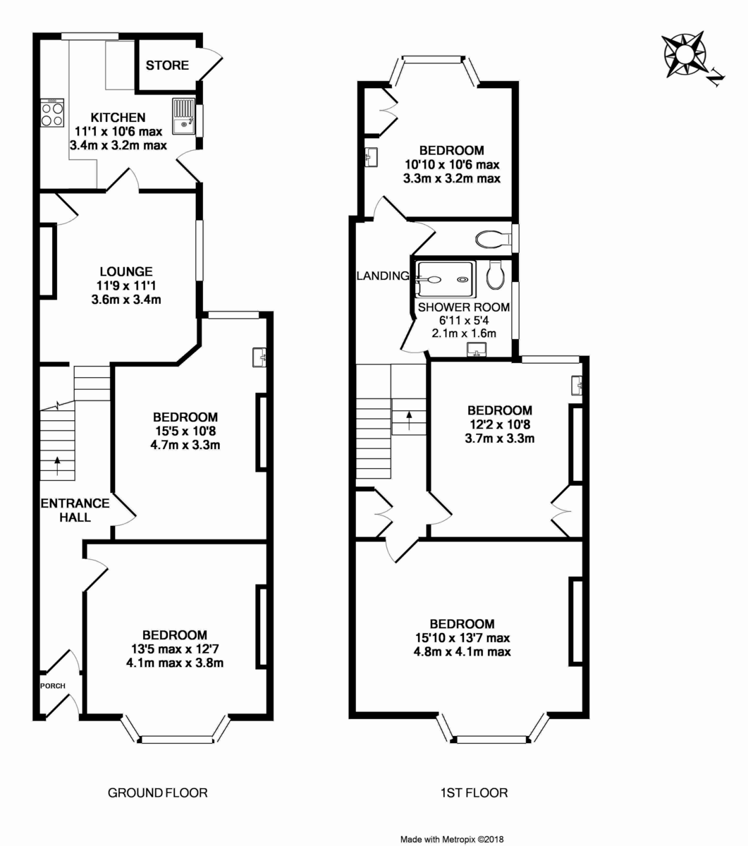 1 bed terraced house to rent in Cowley Bridge Road, Exeter - Property Floorplan