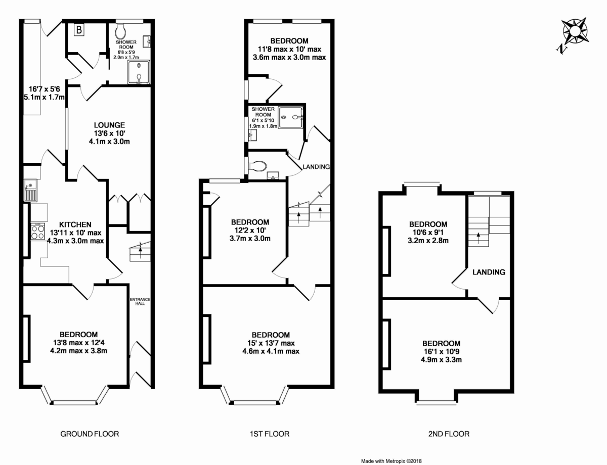 6 bed terraced house for sale in Leighton Terrace, Devon - Property Floorplan