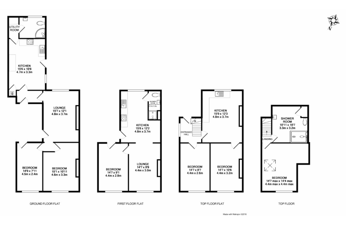 22 bed detached house for sale in Blackboy Road - Property Floorplan