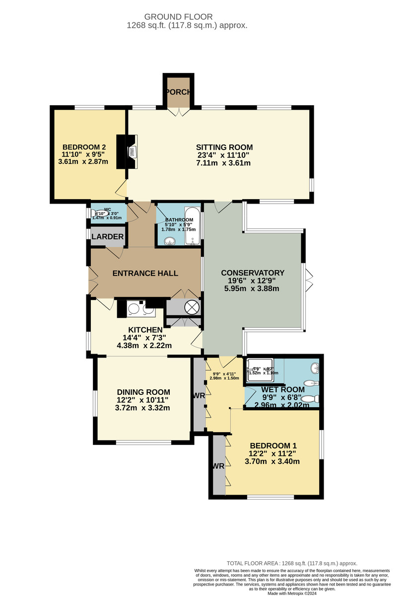 2 bed cottage to rent, Okehampton - Property Floorplan