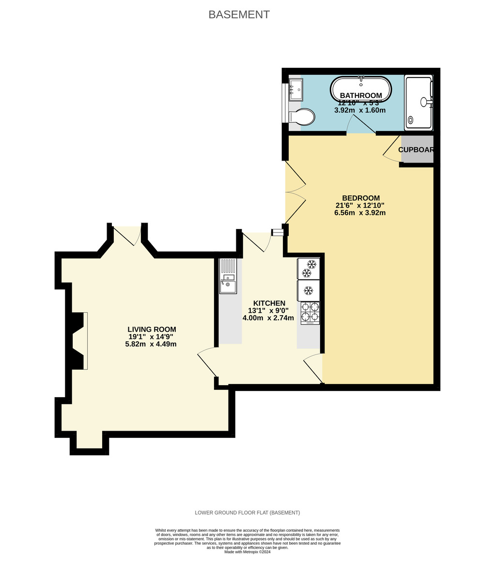 1 bed apartment for sale in Pennsylvania Park, Exeter - Property Floorplan