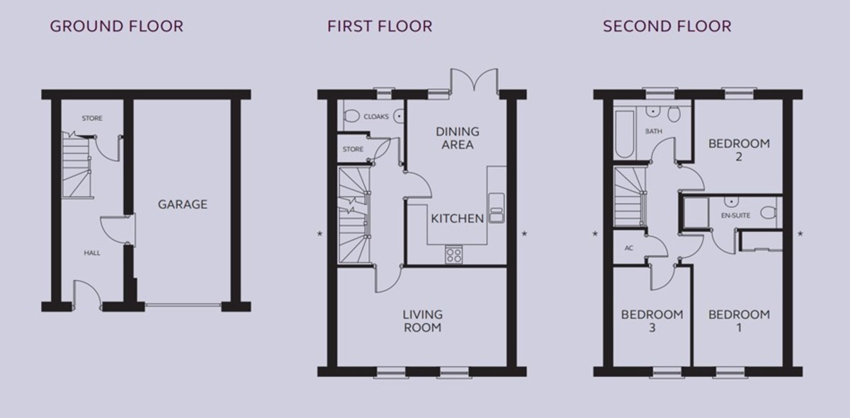 3 bed end of terrace house for sale in Tarka Way - Property Floorplan