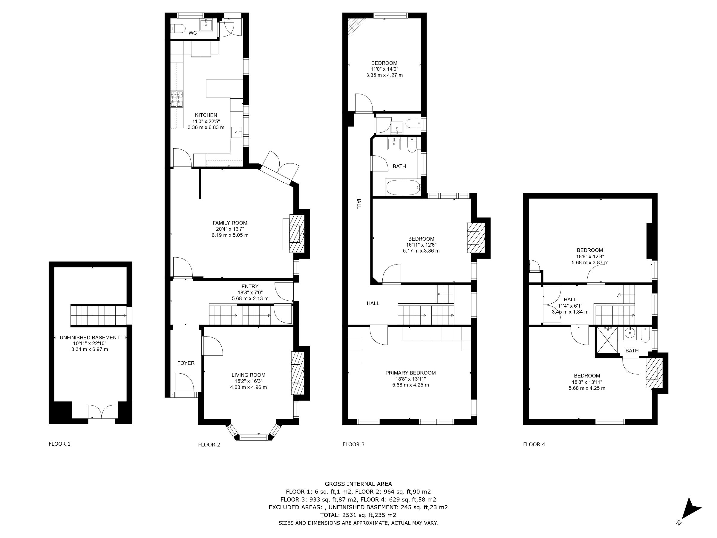 5 bed semi-detached house to rent in St. Johns Road, Leicester - Property Floorplan