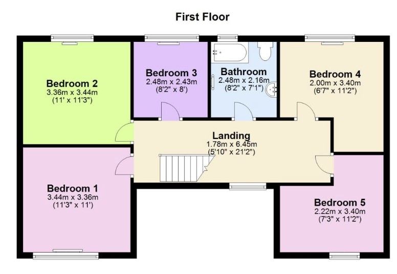 7 bed semi-detached house to rent in The Wayne Way, Leicester - Property Floorplan