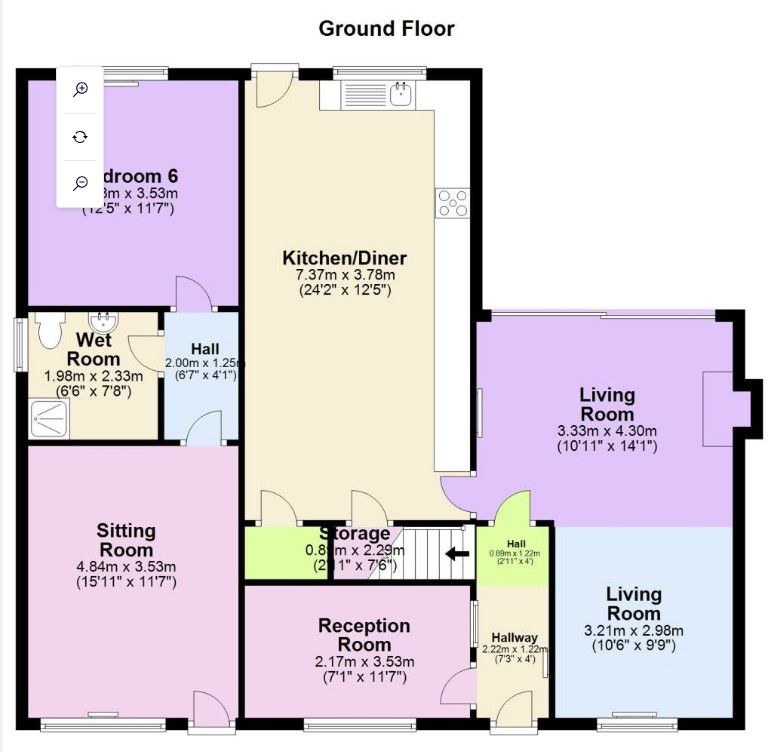 7 bed semi-detached house to rent in The Wayne Way, Leicester - Property Floorplan