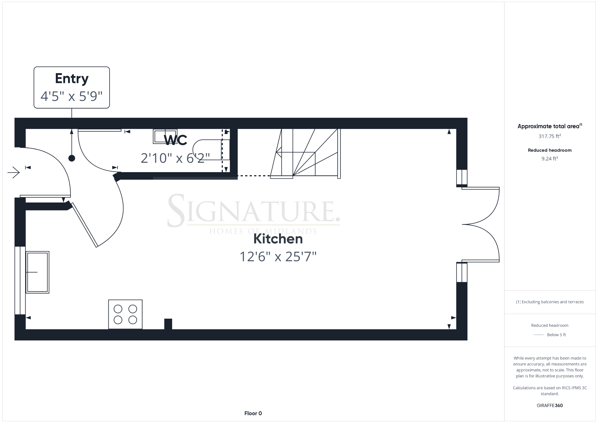 2 bed terraced house to rent in Newmarket Street, Leicester - Property Floorplan