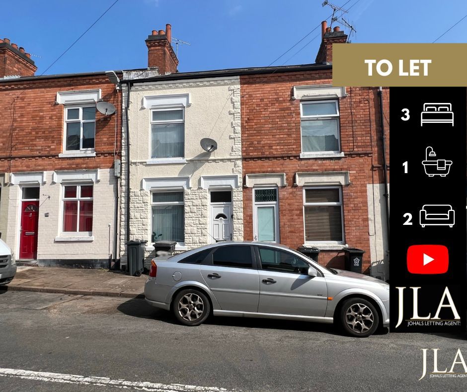 3 bed terraced house to rent in Tewkesbury Street, Leicester, LE3