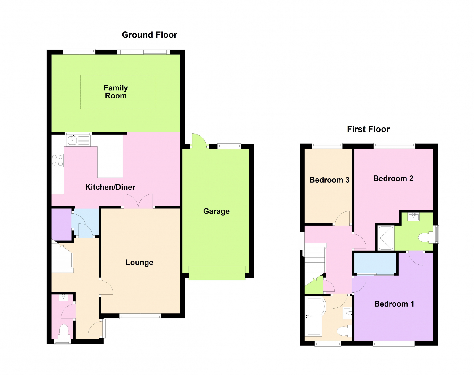 3 bed detached house for sale in Roundswell, Devon - Property Floorplan
