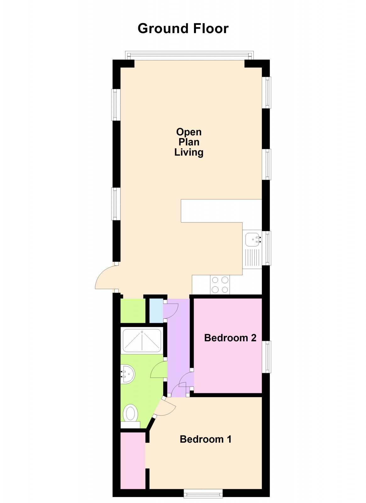 2 bed mobile home for sale in Braunton Road, Devon - Property Floorplan