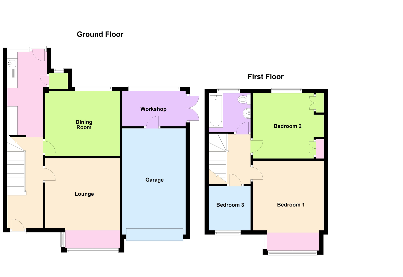 3 bed end of terrace house for sale in Newport, Devon - Property Floorplan