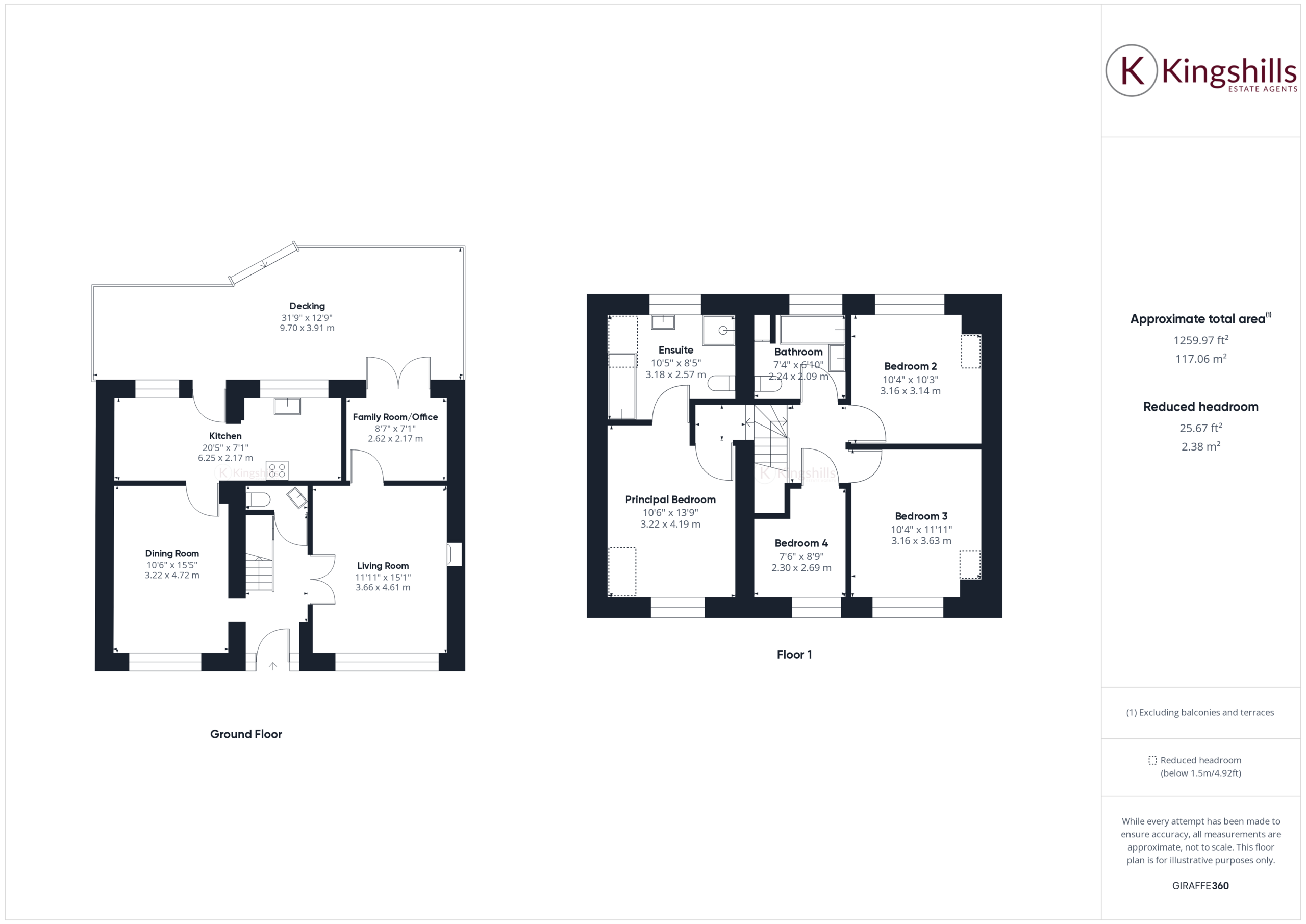4 bed detached house for sale in Inkerman Drive, High Wycombe - Property floorplan