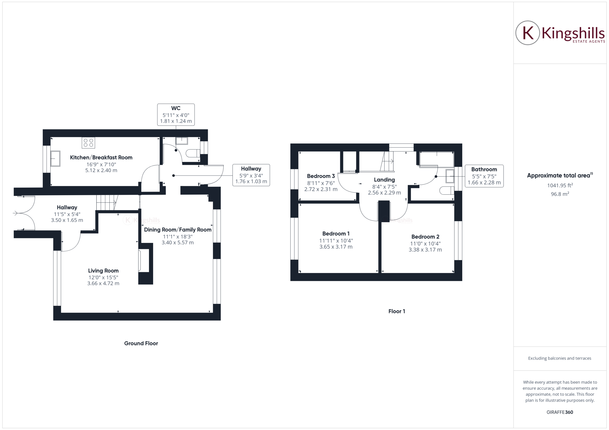 3 bed semi-detached house for sale in Hazlemere, High Wycombe - Property floorplan