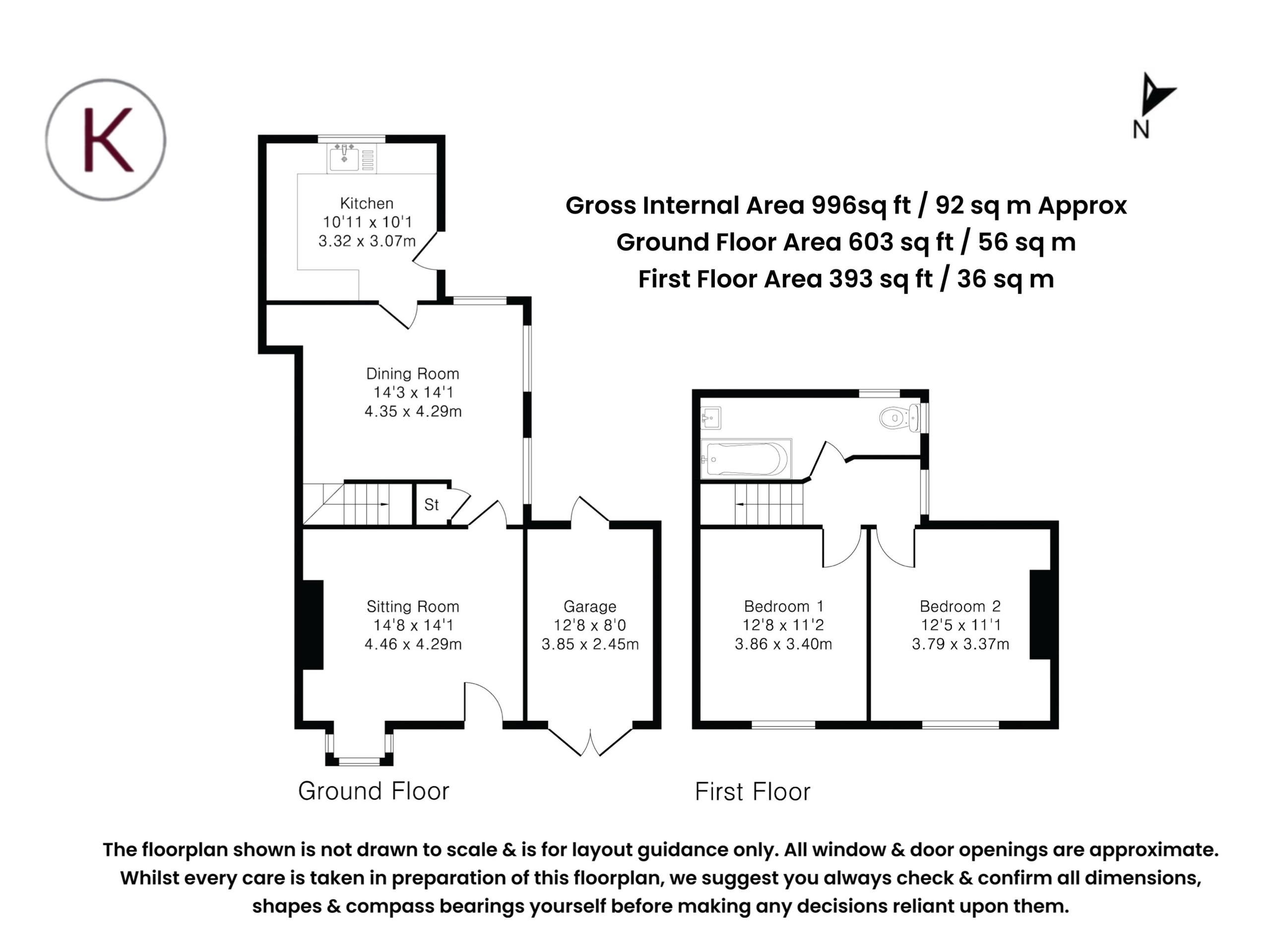 2 bed terraced house for sale in Wooburn Green, High Wycombe - Property floorplan