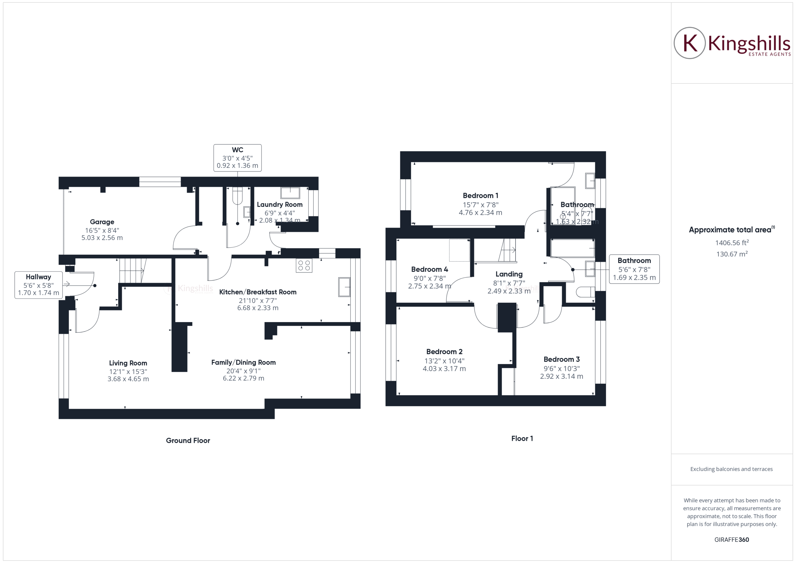 4 bed semi-detached house for sale in Hazlemere, High Wycombe - Property floorplan