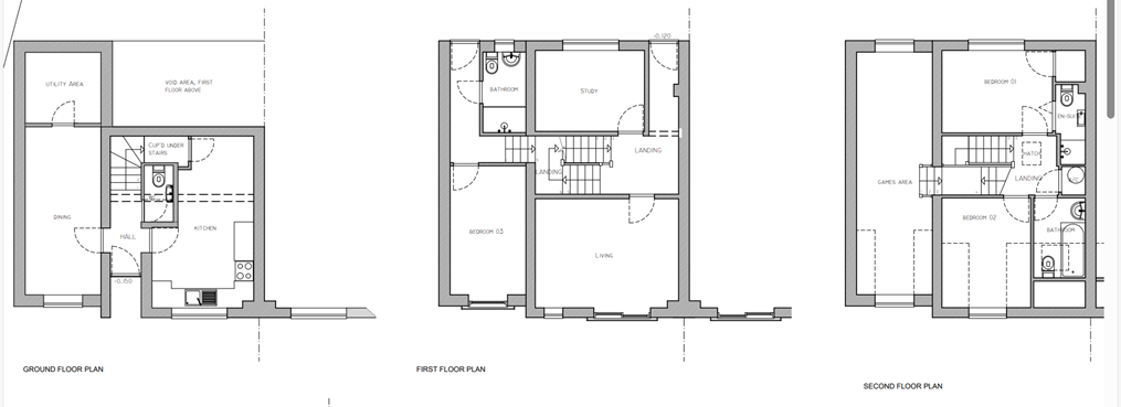 3 bed town house for sale in Wyatt Close, High Wycombe - Property floorplan