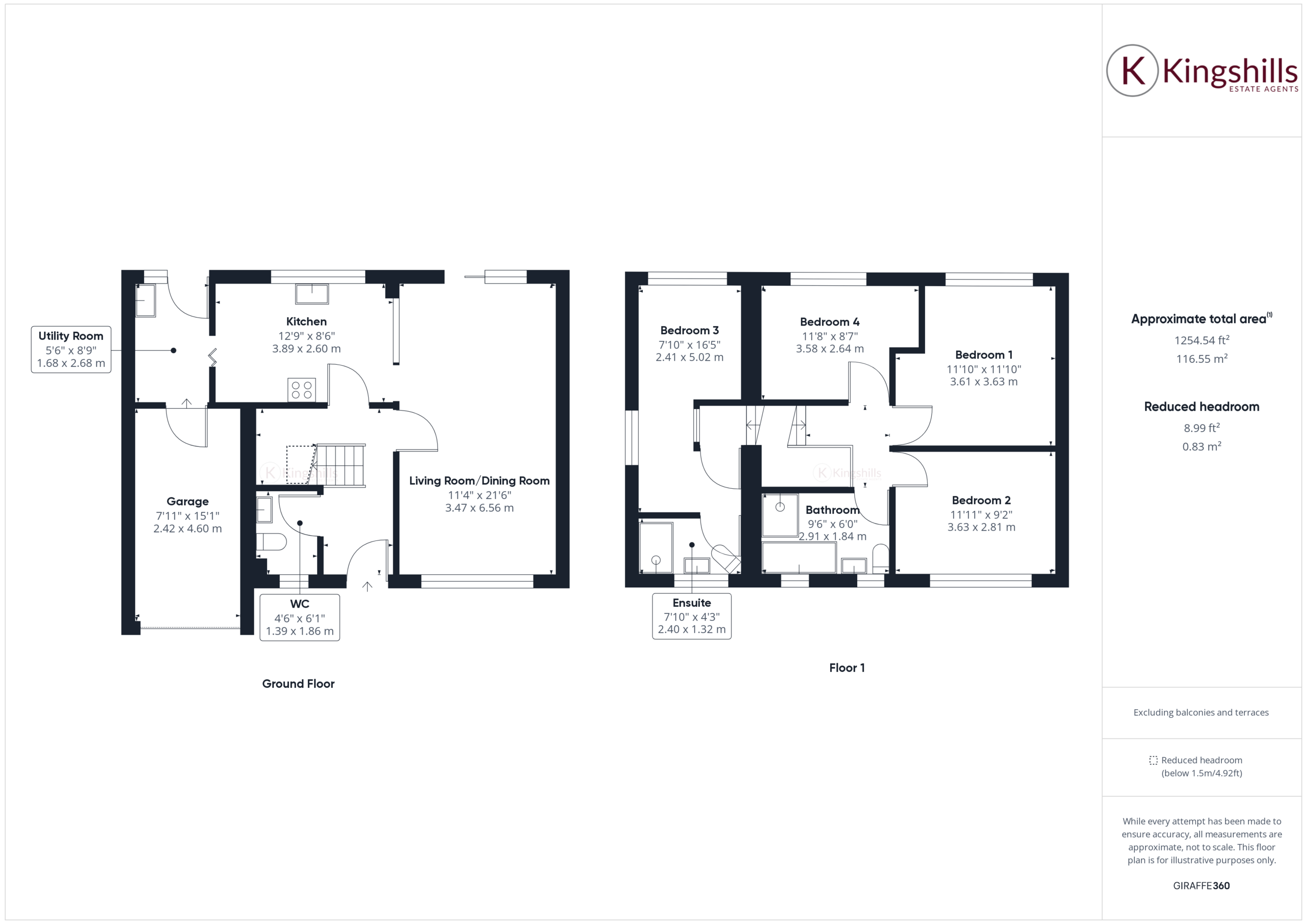 4 bed detached house for sale in Prestwood, Great Missenden - Property floorplan